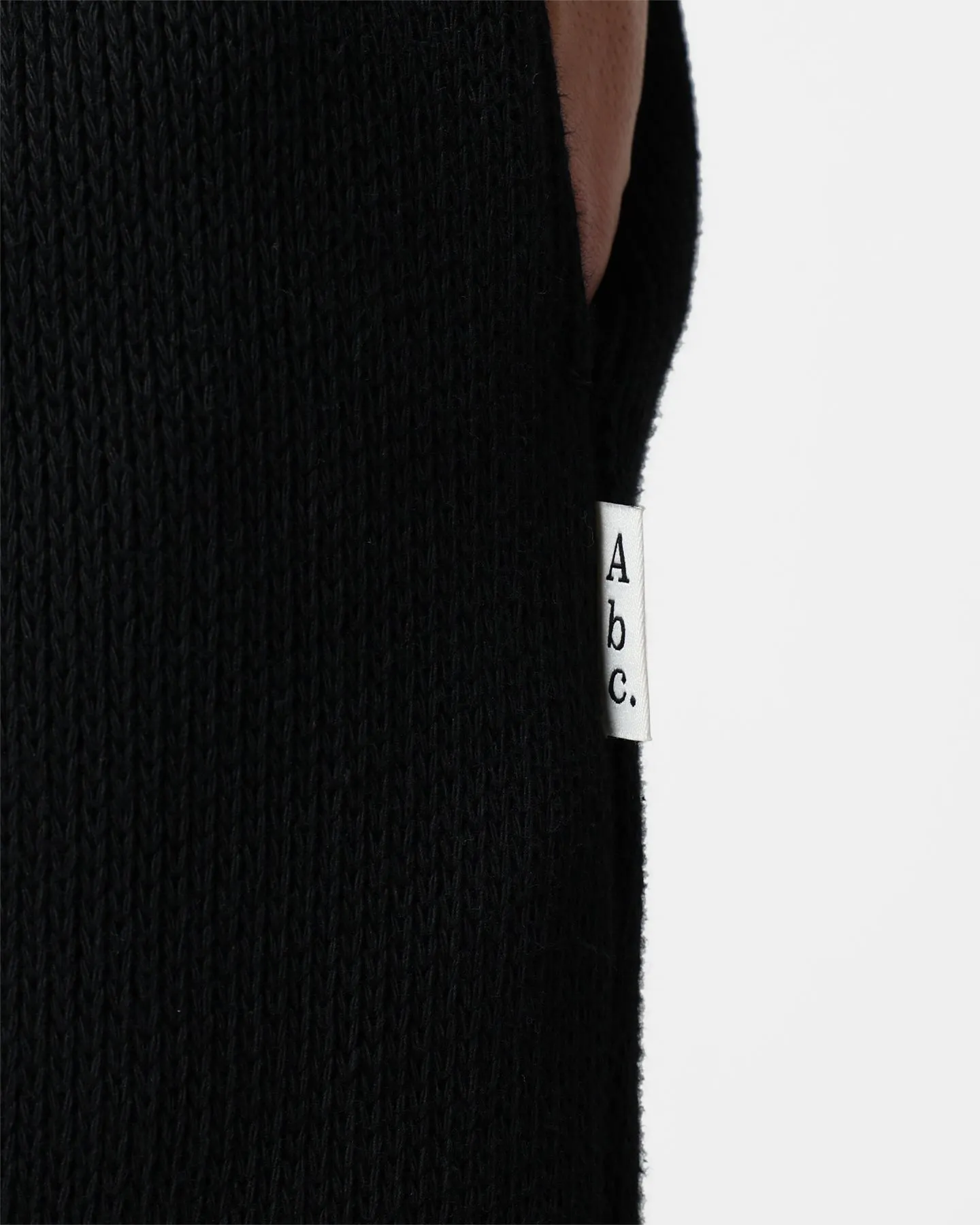 Advisory Board Crystals ABC. 123. Knit Mesh Lounge Pants Anthracite Black