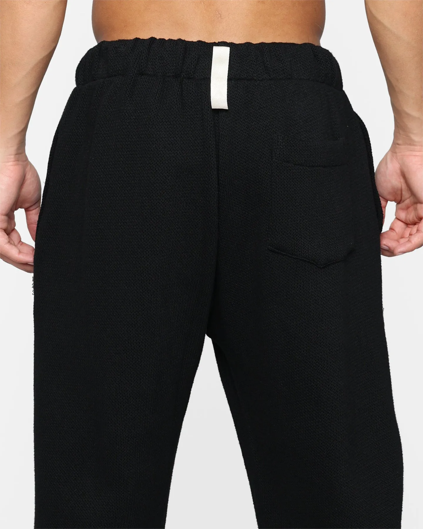 Advisory Board Crystals ABC. 123. Knit Mesh Lounge Pants Anthracite Black