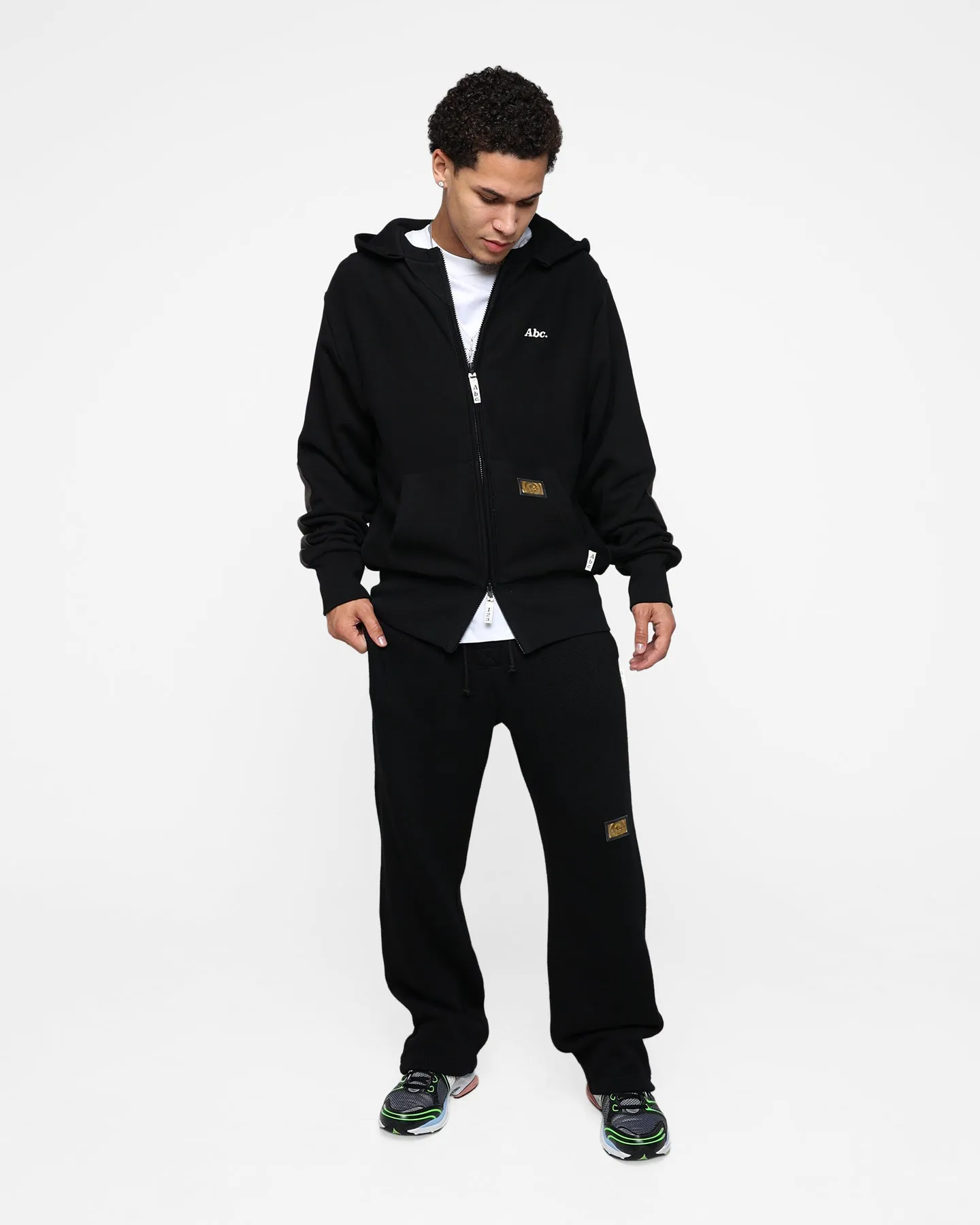 Advisory Board Crystals ABC. 123. Knit Mesh Lounge Pants Anthracite Black