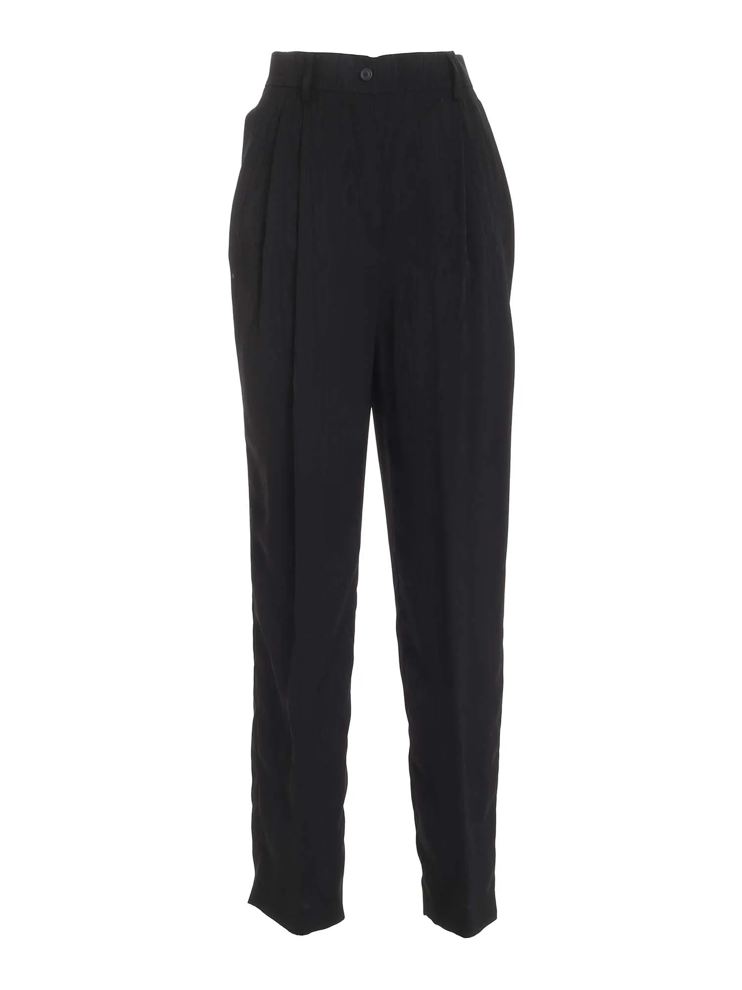 Alberta Ferretti High Waisted Straight-Leg Pants