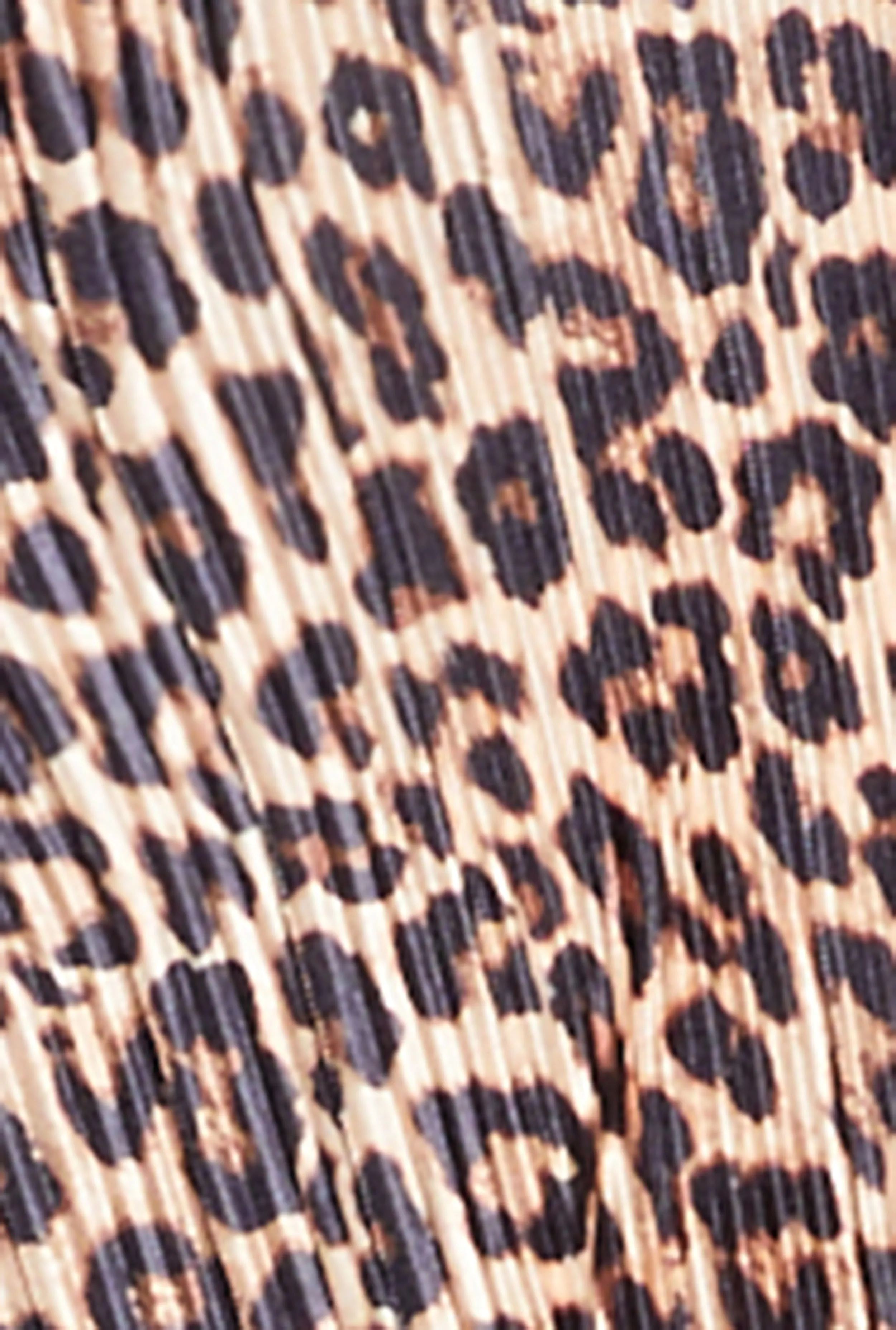 Almost Famous Patterned Plisse Pants
