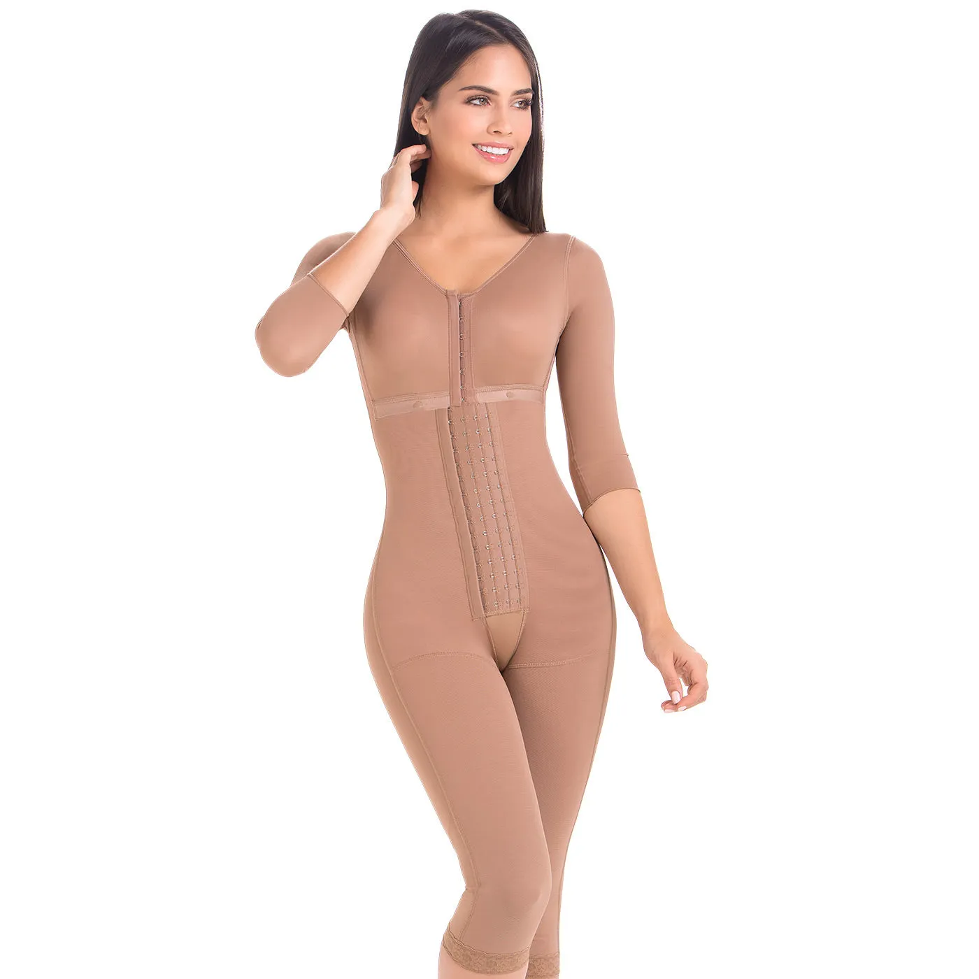 Arm & Thigh Liposuction (360) Post-Surgery Faja, High compression, Knee-Length & high back MariaE 9562