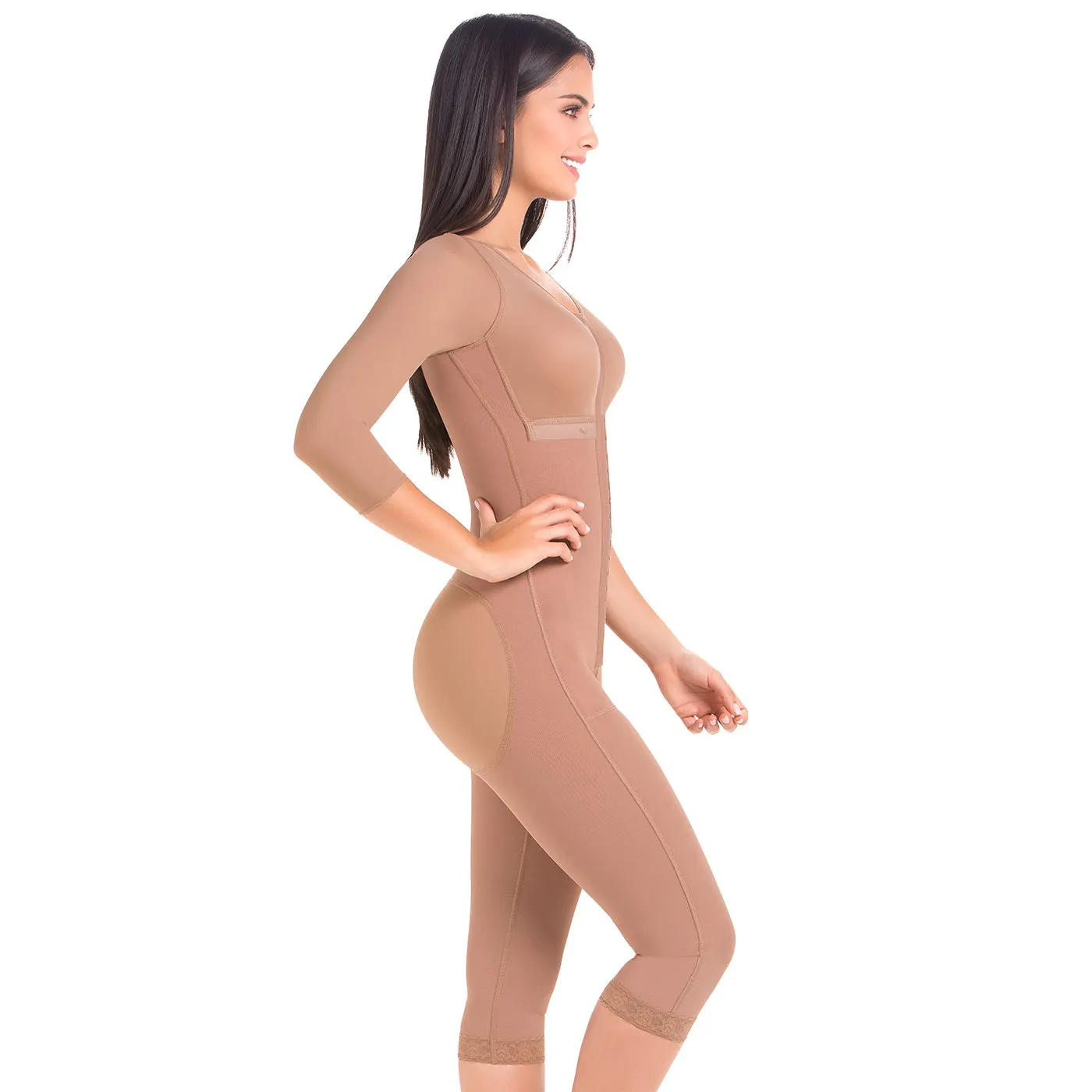 Arm & Thigh Liposuction (360) Post-Surgery Faja, High compression, Knee-Length & high back MariaE 9562