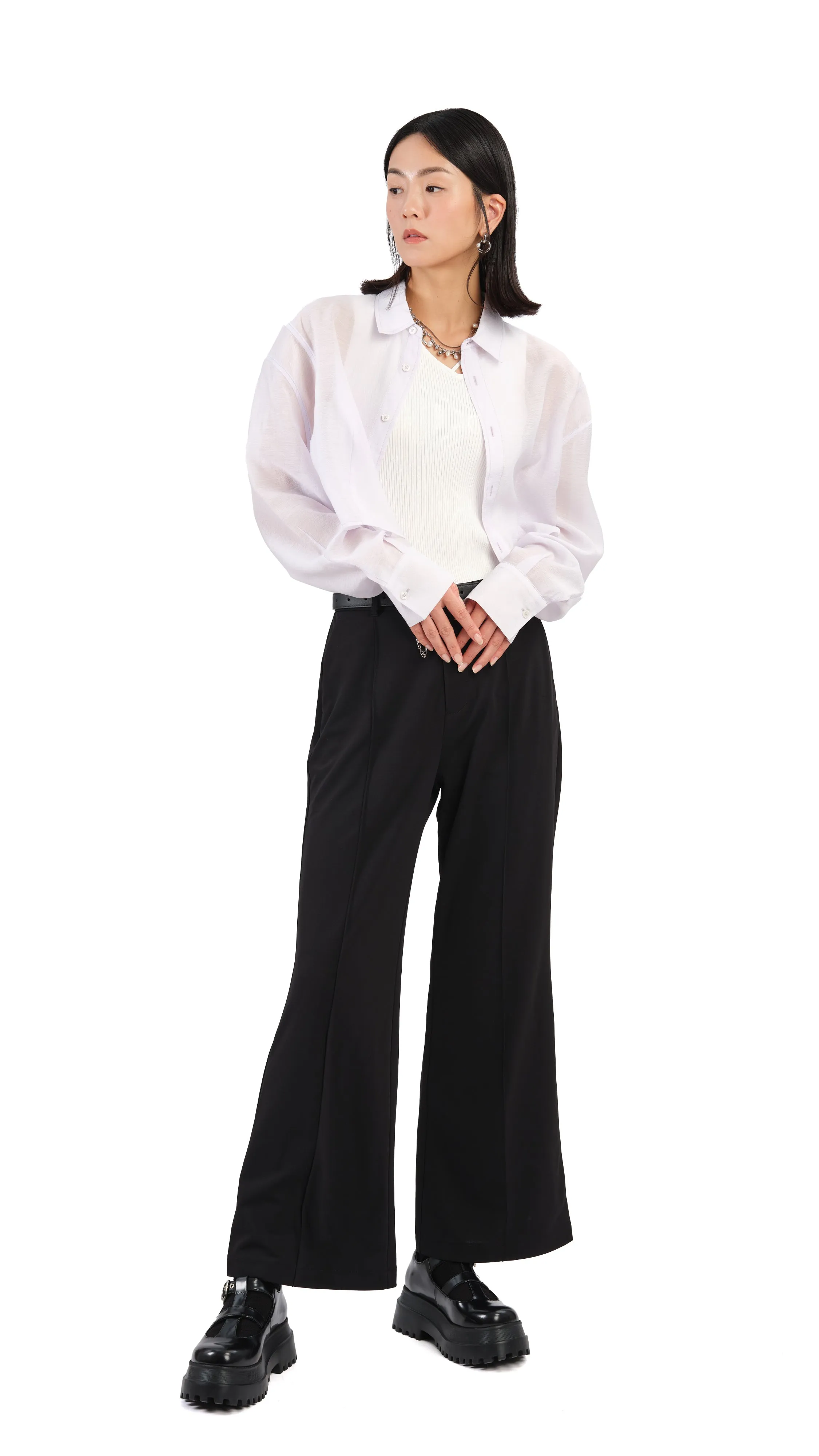 Asymmetric Neckline Top