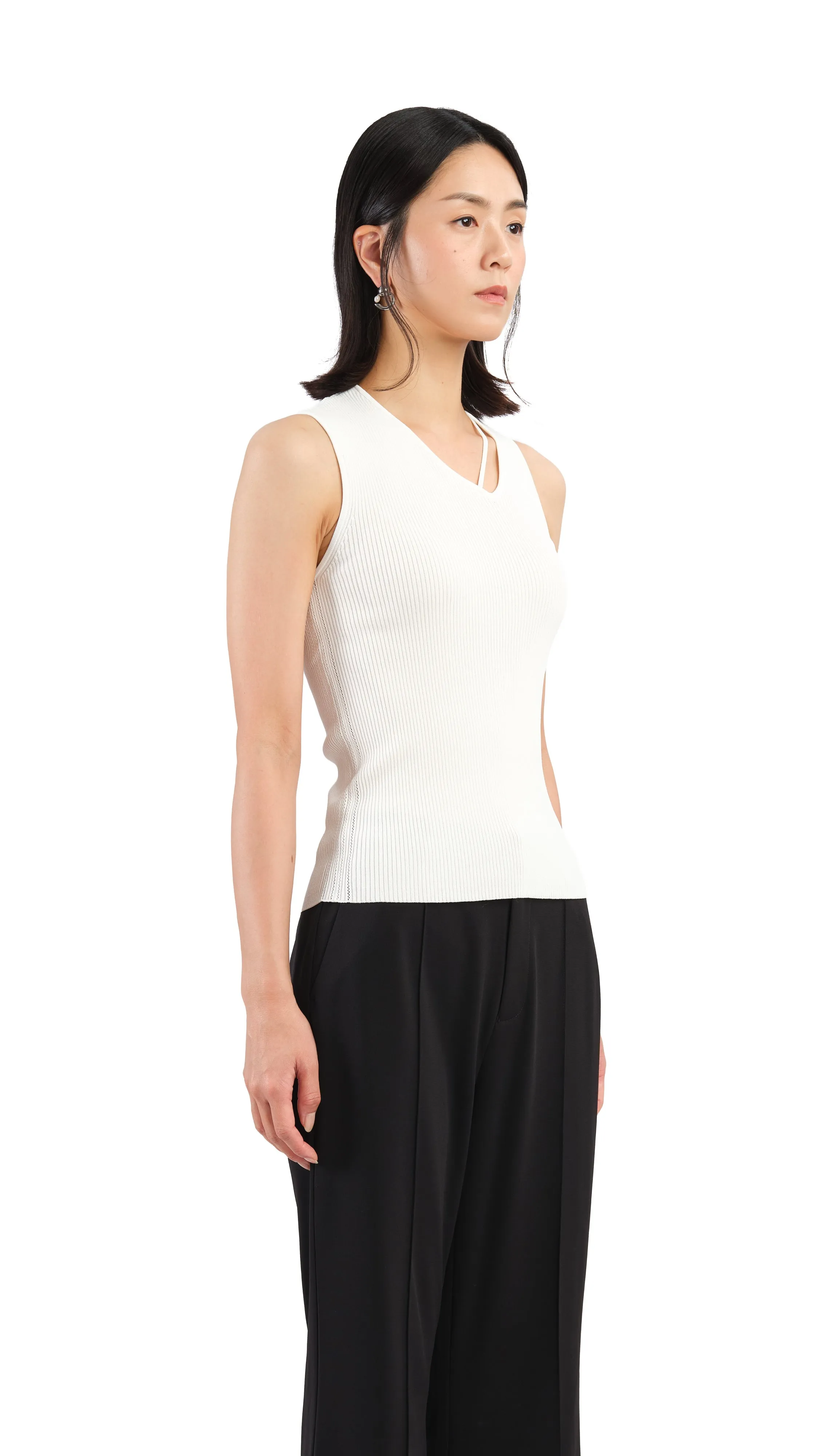 Asymmetric Neckline Top