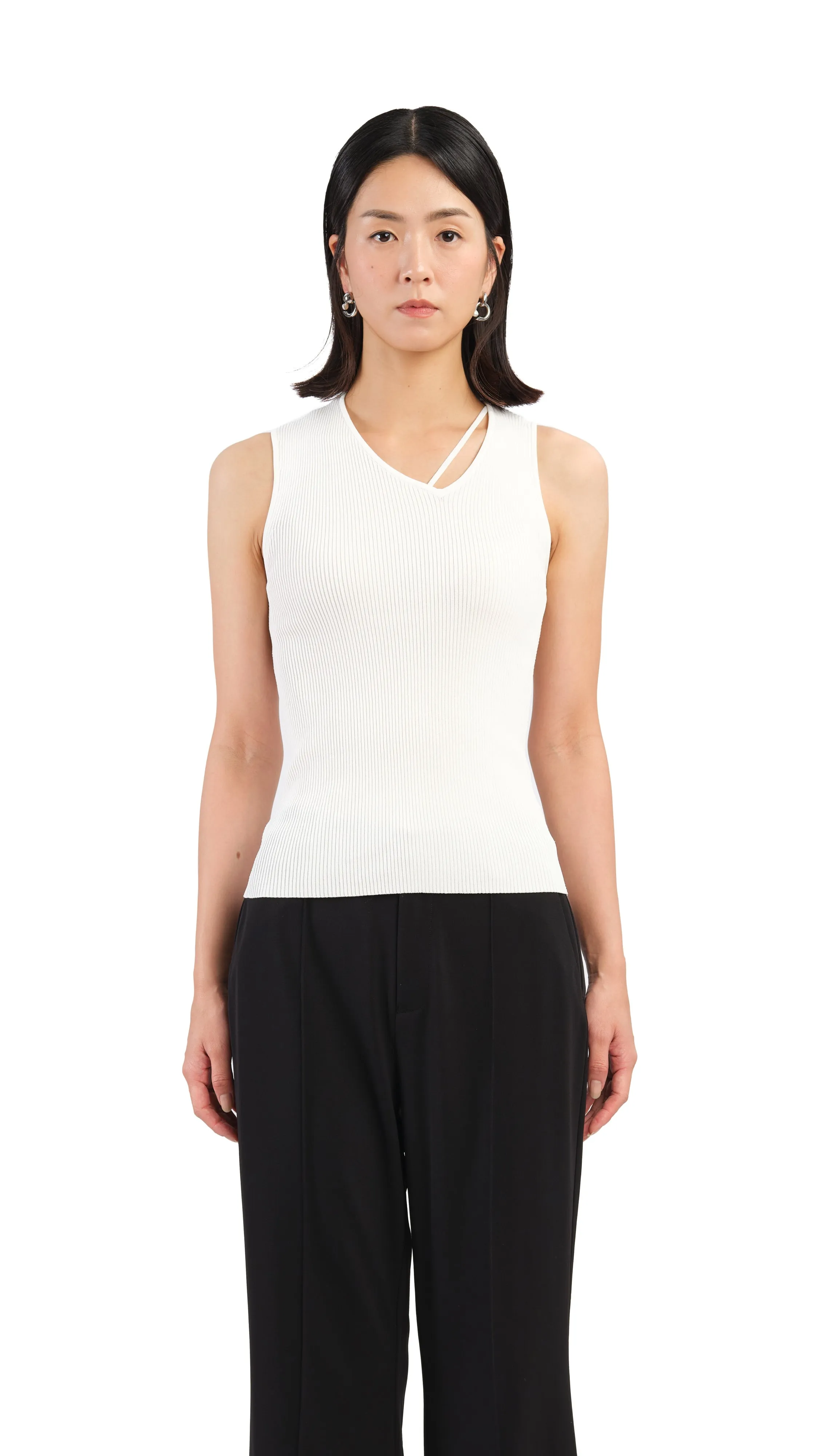 Asymmetric Neckline Top