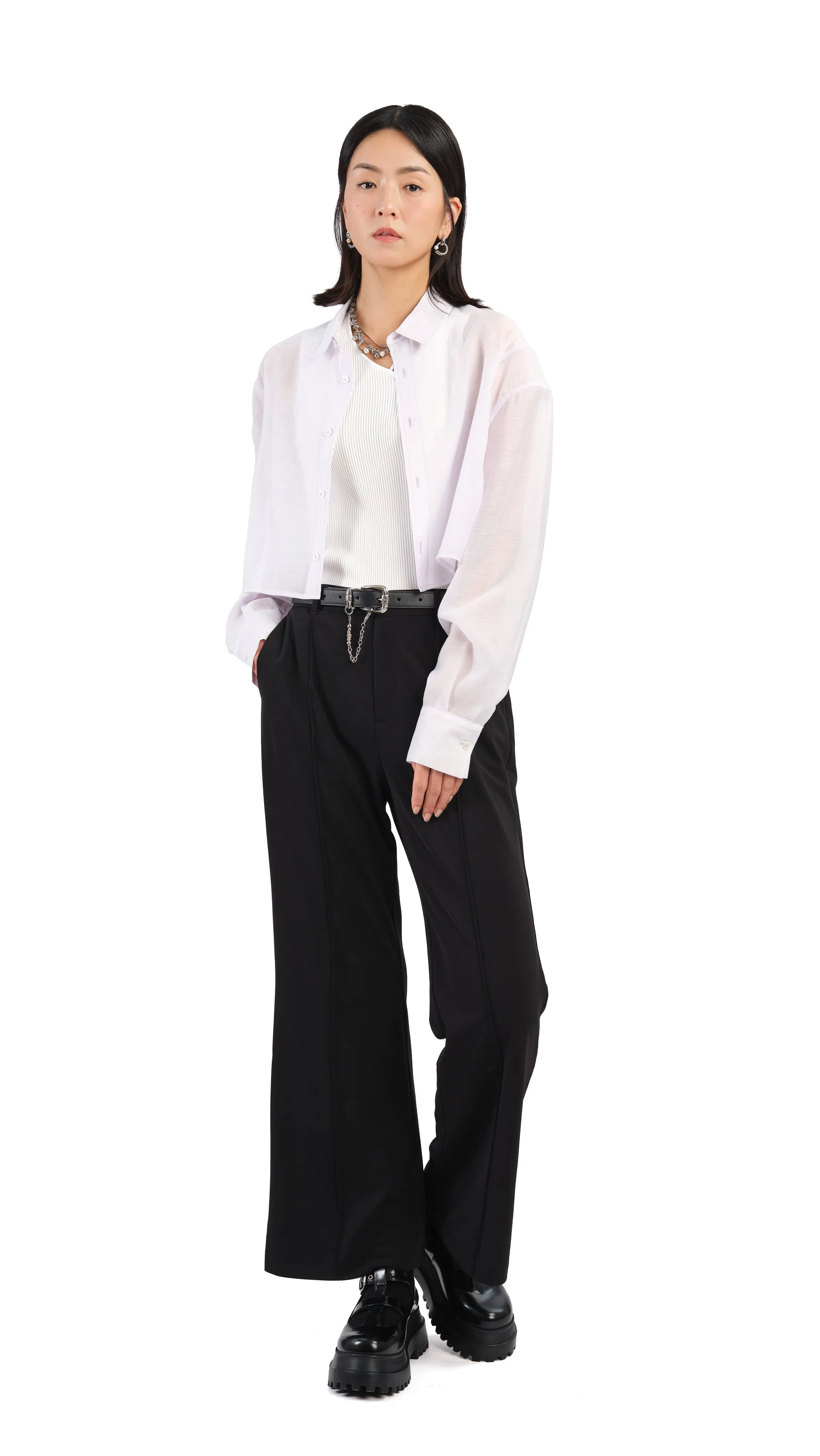 Asymmetric Neckline Top