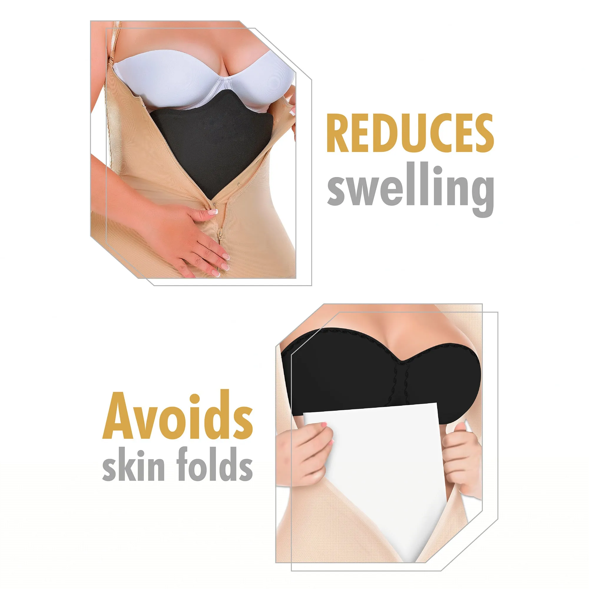 Be Shapy | M&D 0105 Lipo Foams BBL | Ab Board and Backboard | Postsurgical Colombian Body Shaper Accessories
