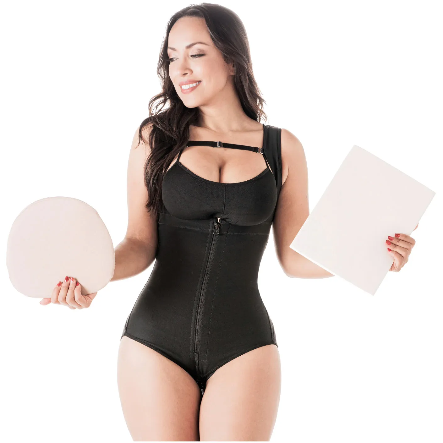 Be Shapy | Salome 0419 Women's Colombian Fajas   Liposuction Ab Board | Tummy Control and Butt Lifter Shapewear for Women