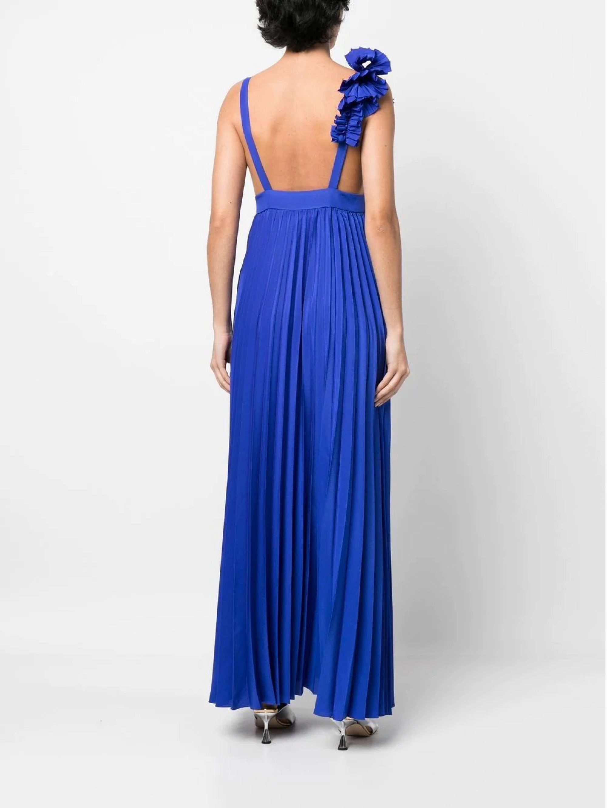 Bluette Plissé Long Dress