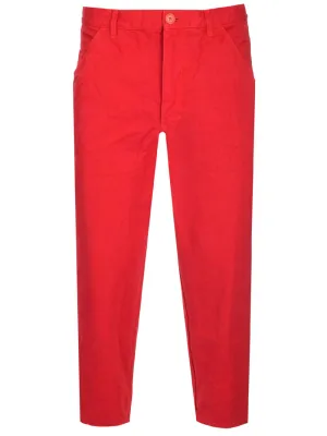 Comme des Garçons Shirt Mid-Waist Cropped Trousers