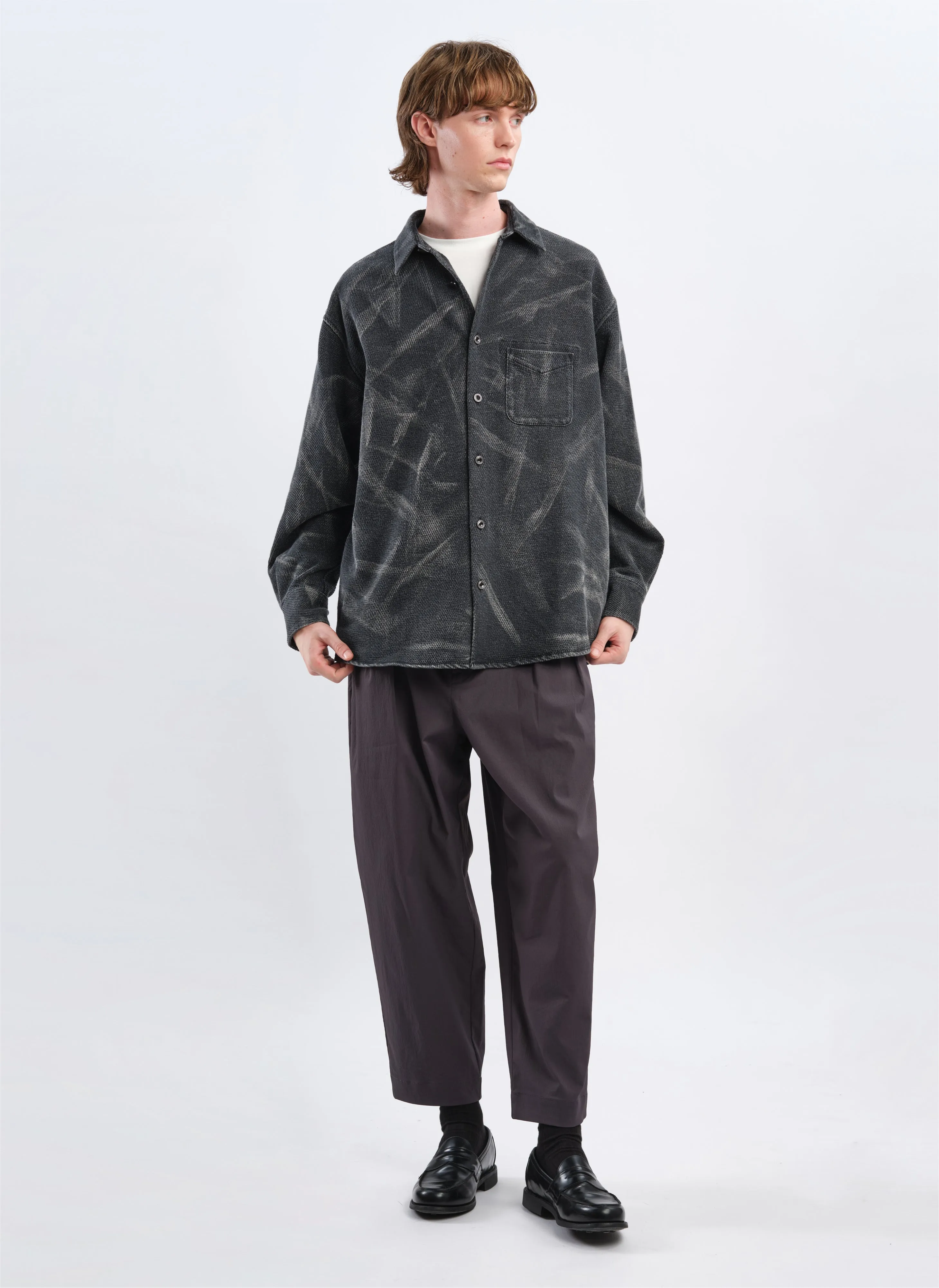 Cotton Touch Solotex Pleats Wide Pants