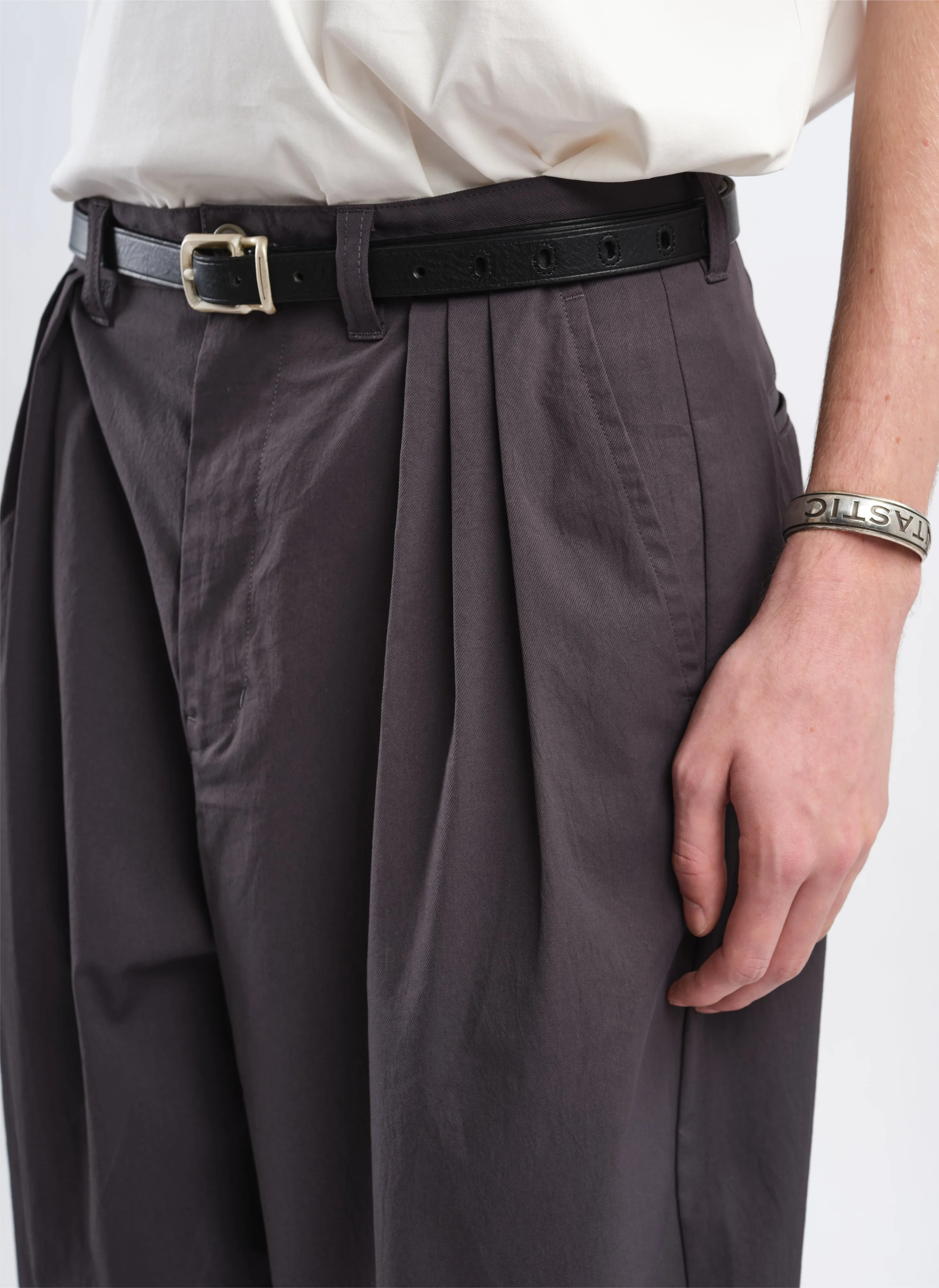 Cotton Touch Solotex Pleats Wide Pants