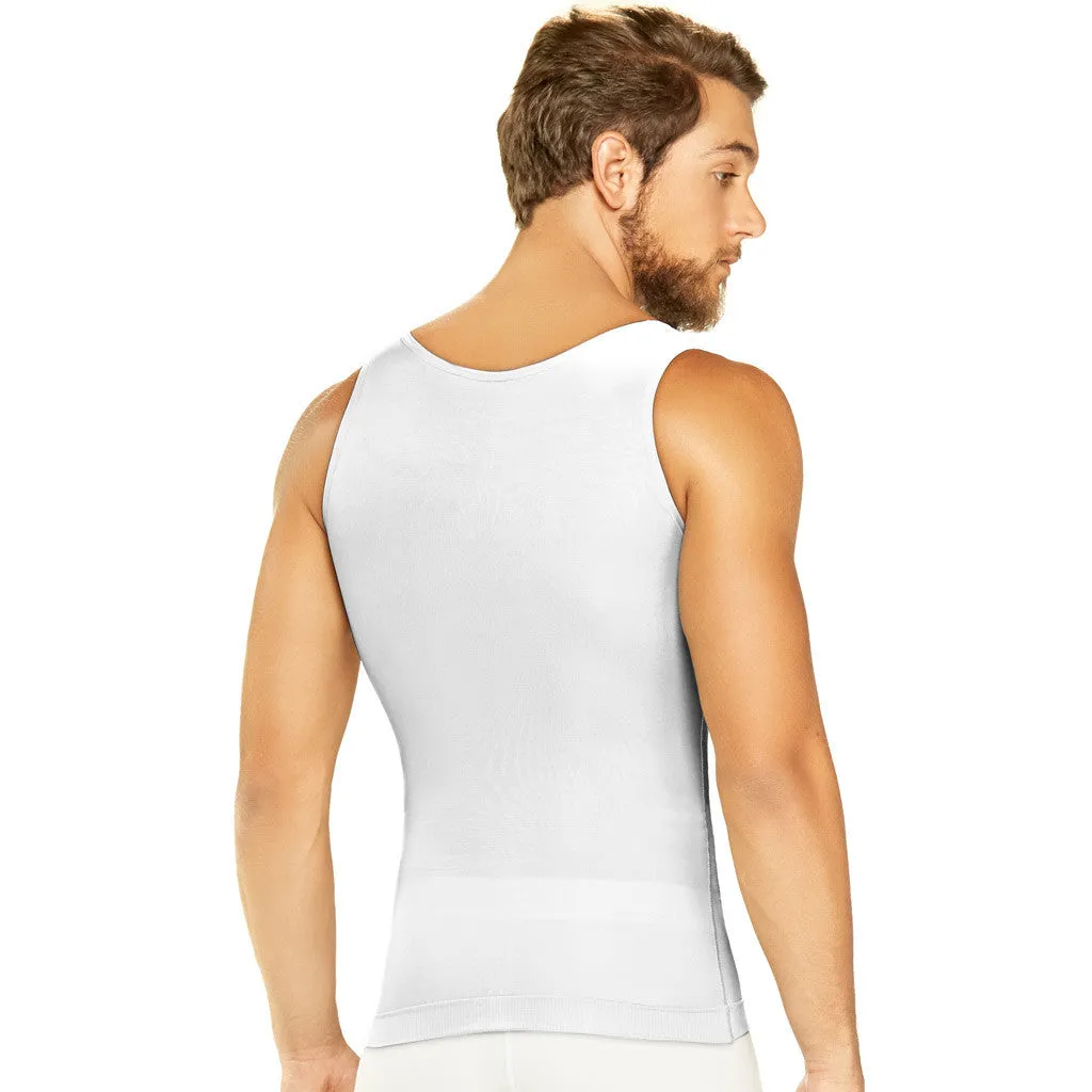 Diane & Geordi 3301 | Men's Upper Body Shaper Tank Top | Fajas Colombianas para Hombre