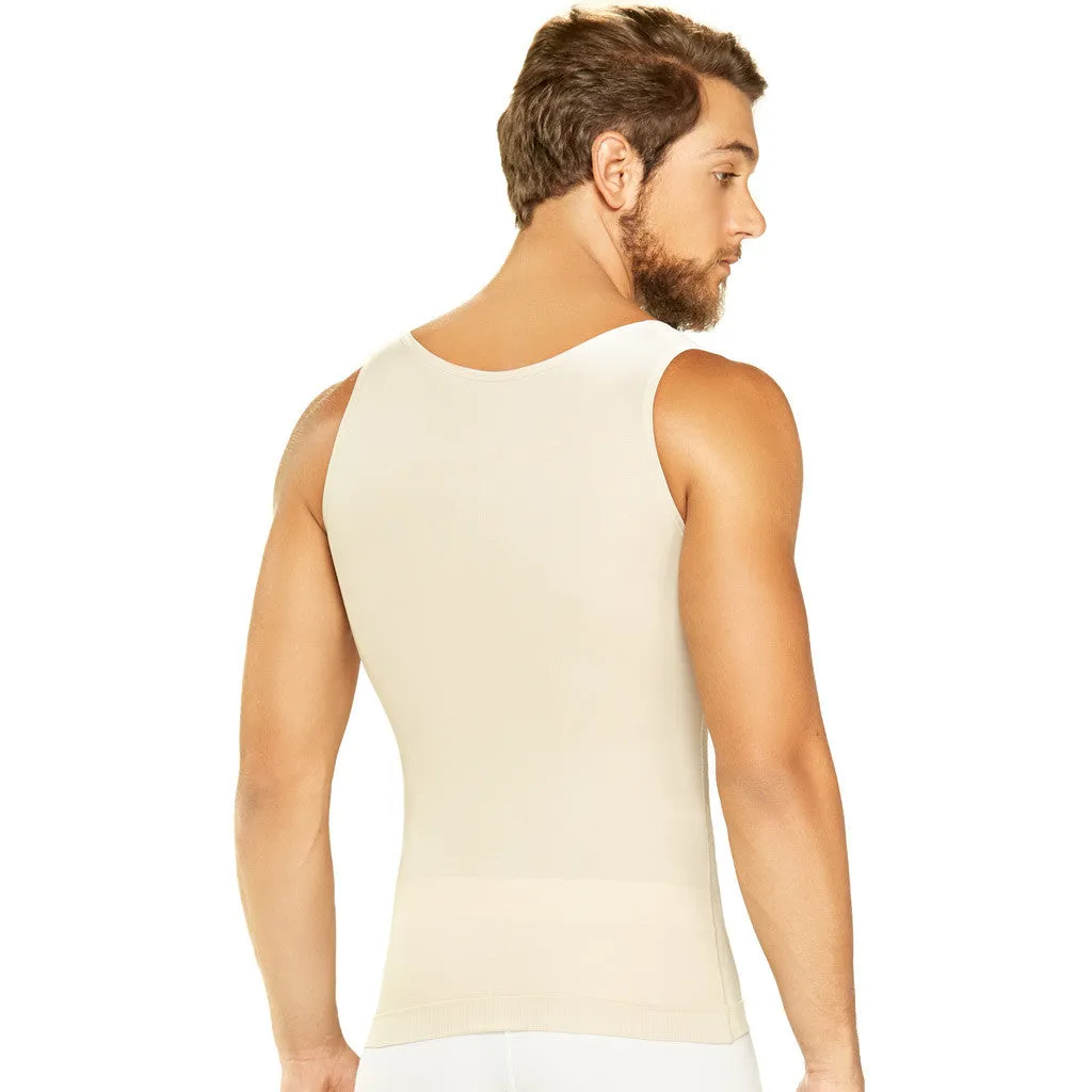 Diane & Geordi 3301 | Men's Upper Body Shaper Tank Top | Fajas Colombianas para Hombre