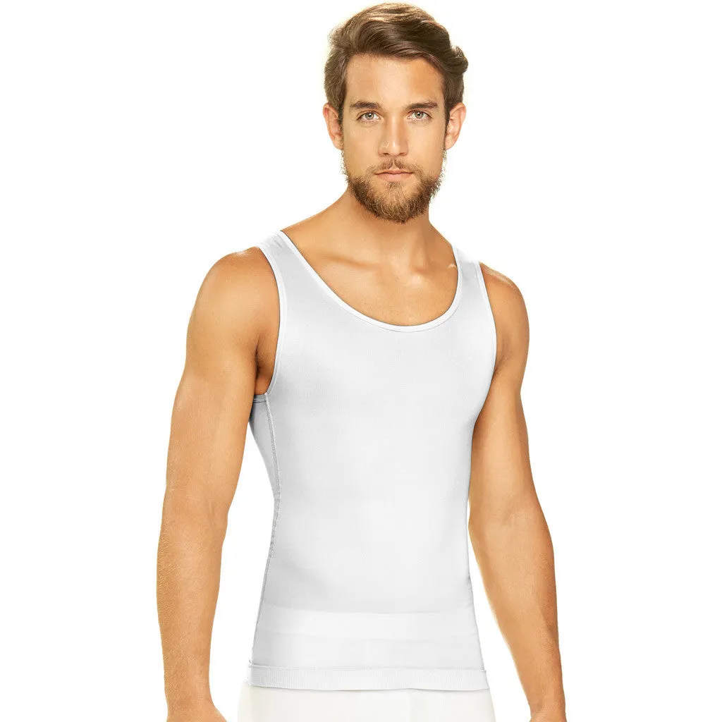 Diane & Geordi 3301 | Men's Upper Body Shaper Tank Top | Fajas Colombianas para Hombre