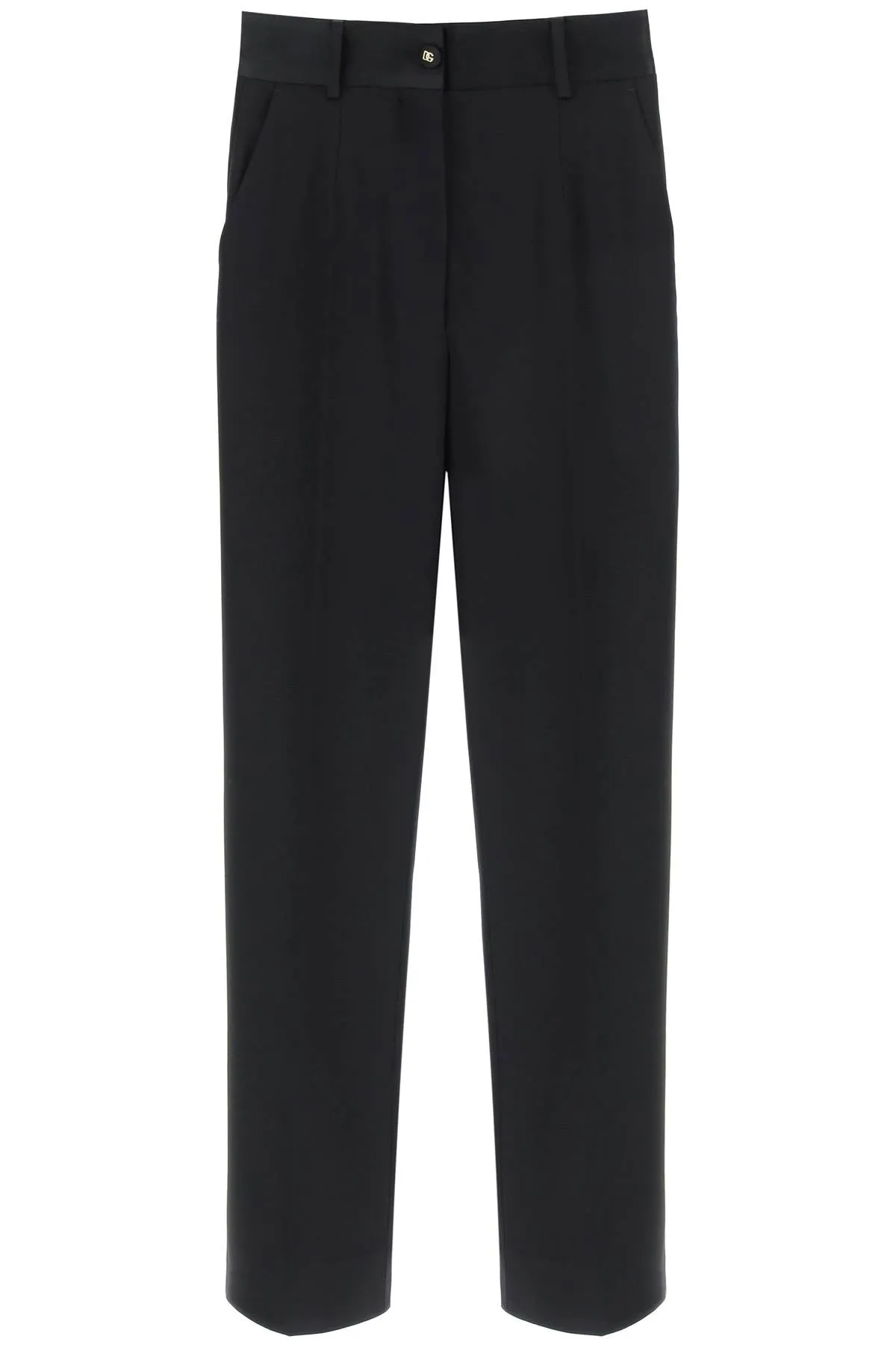 Dolce & Gabbana Slim Fit High Waisted Pants