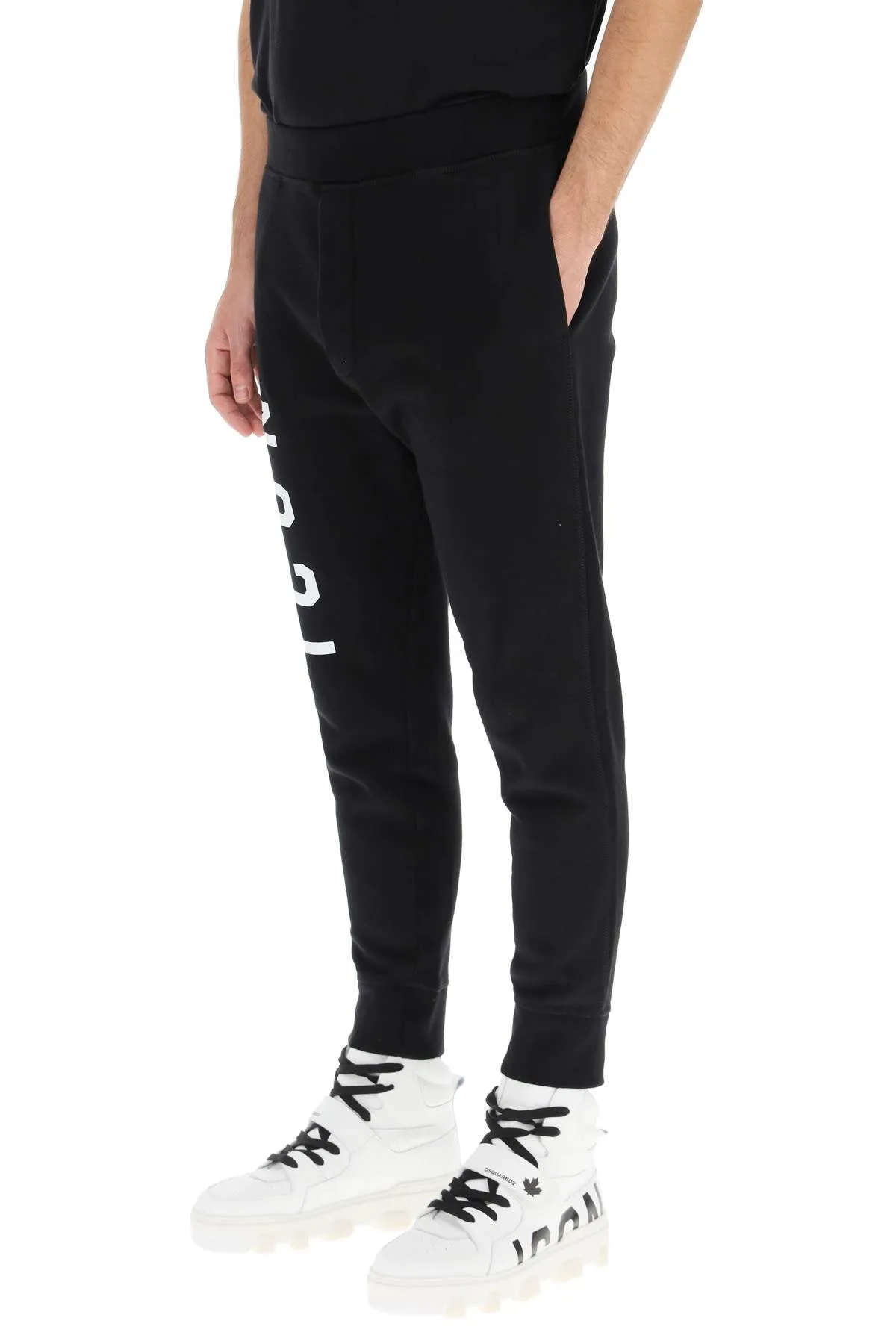 Dsquared2 Icon Printed Elastic Waist Joggers