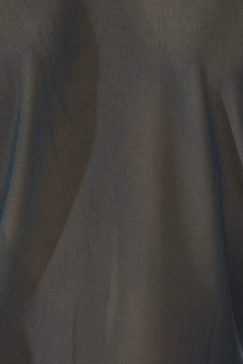 Grey Tie up Cardigan Long Sleeve