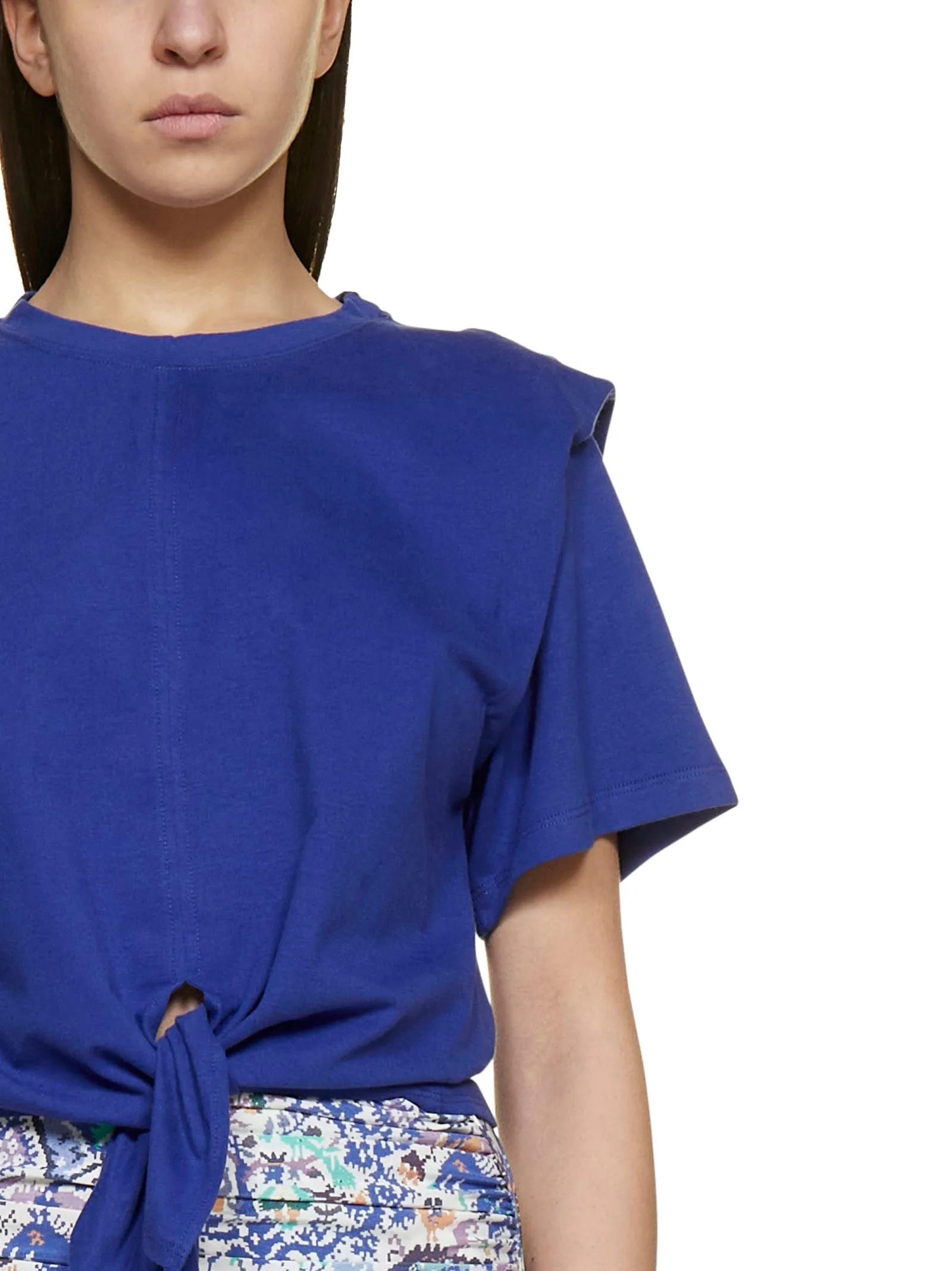 Isabel Marant Waist-Tie Crewneck T-Shirt