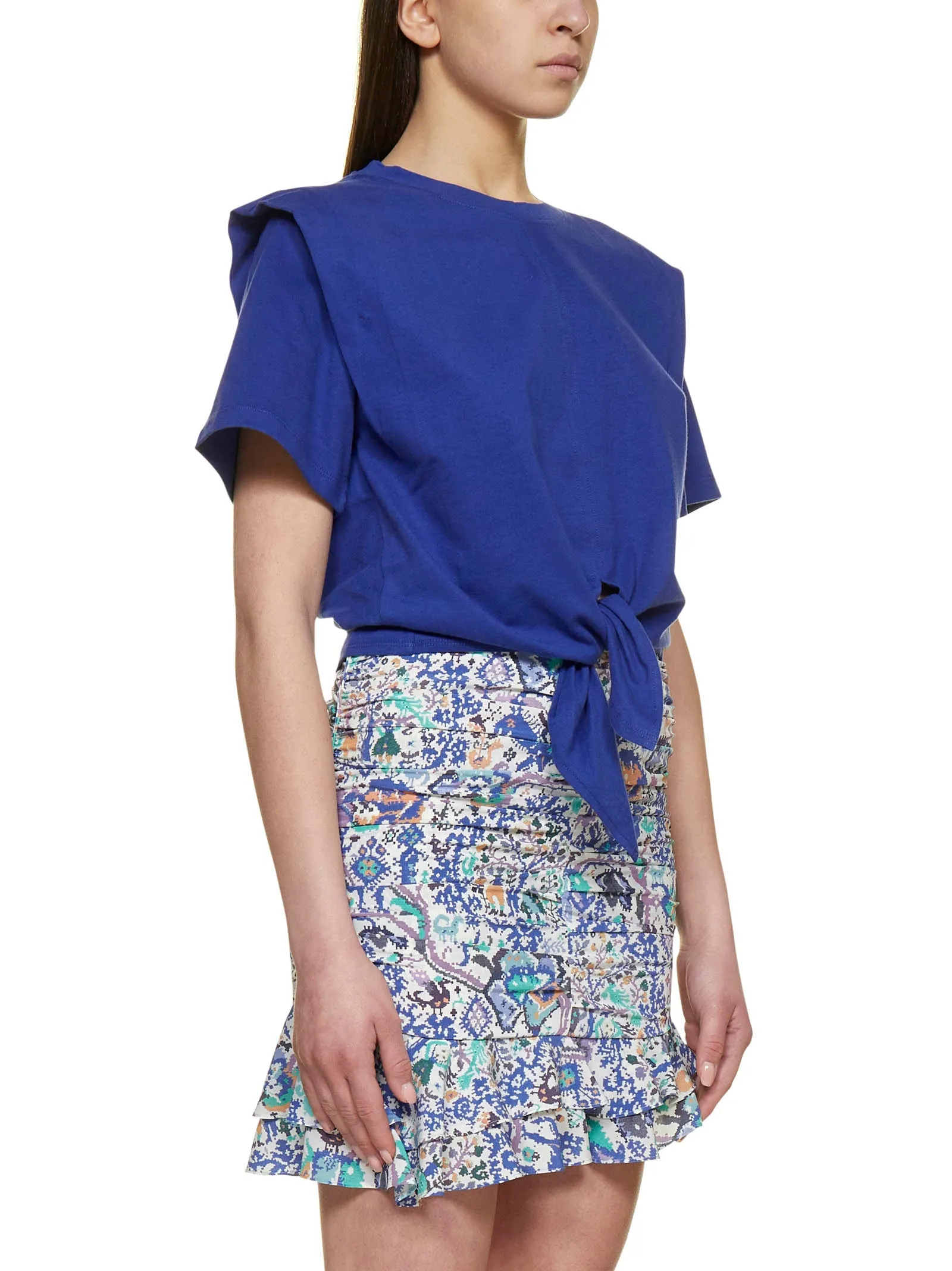 Isabel Marant Waist-Tie Crewneck T-Shirt