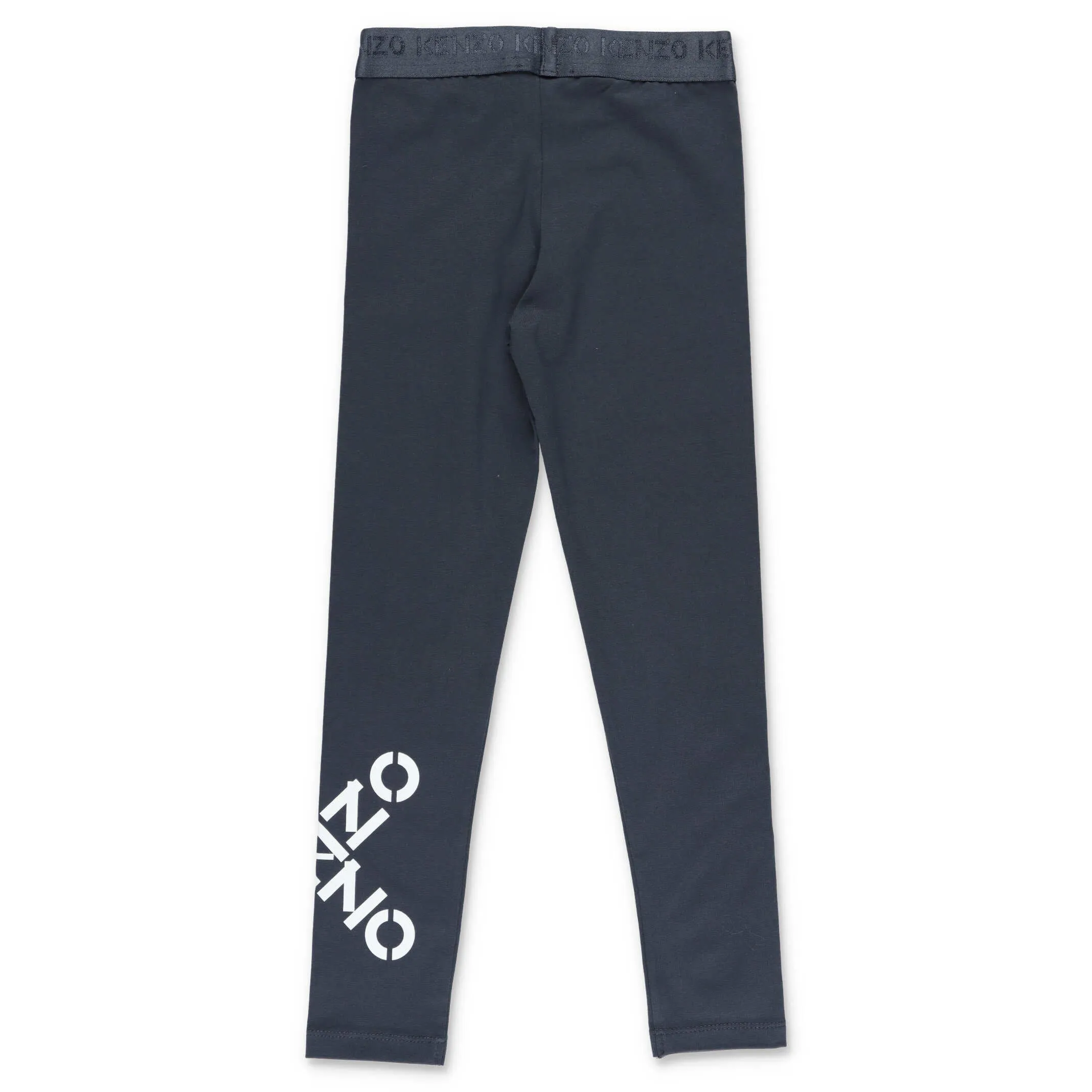 Kenzo Kids Logo Printed Elastic Waist Leggings