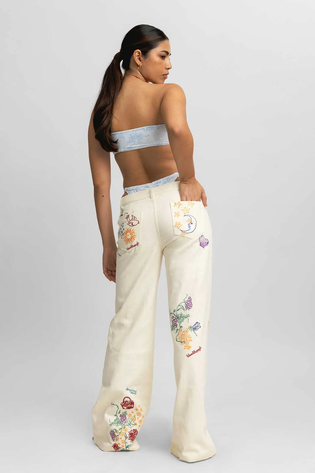 Lauren Embroidered Pants / Spellbound FINAL SALE
