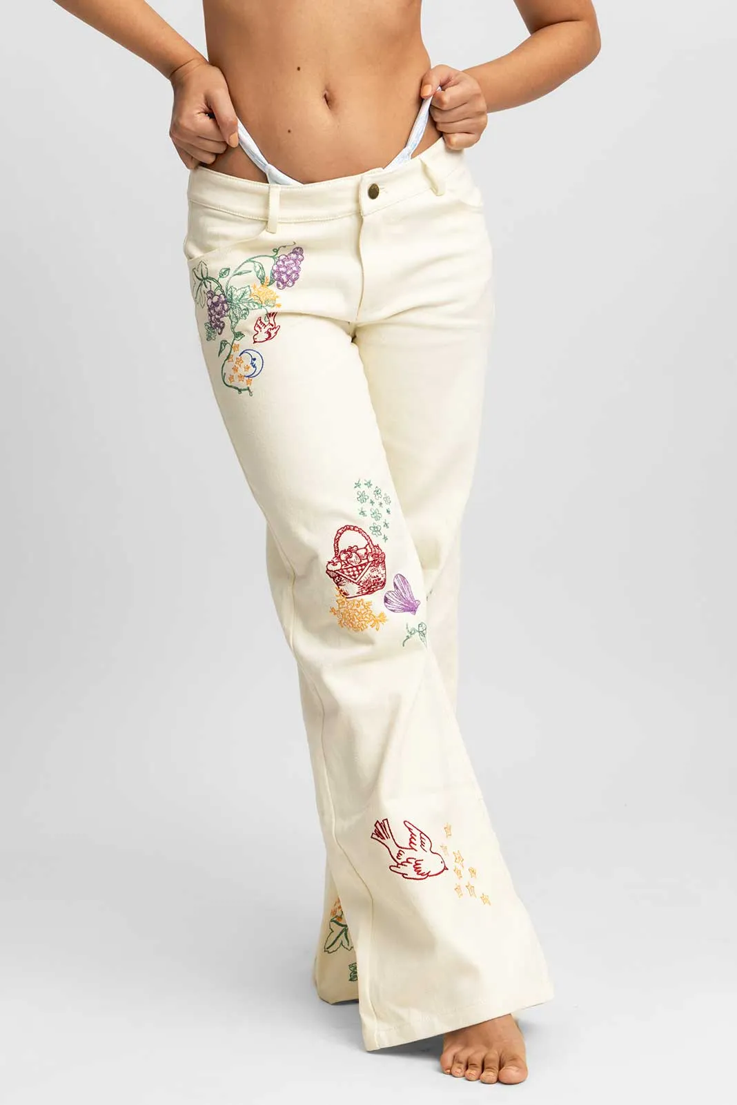 Lauren Embroidered Pants / Spellbound FINAL SALE