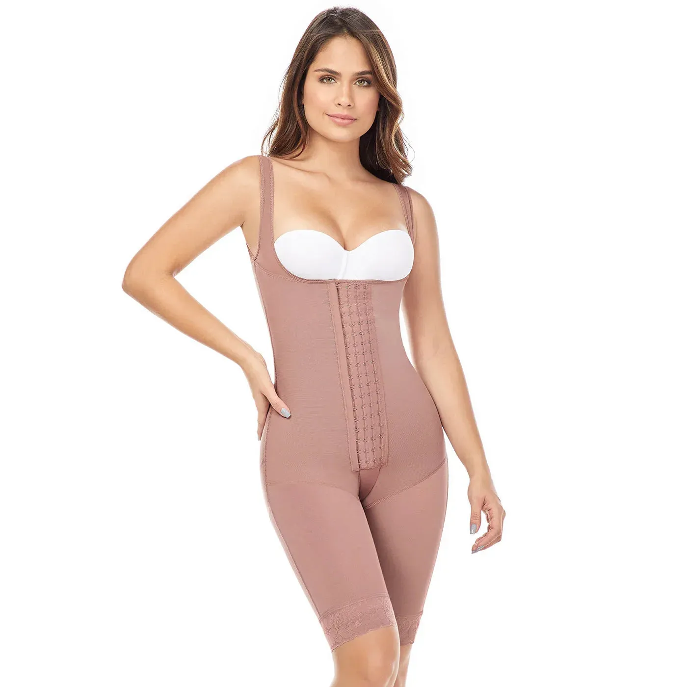 MARIAE FPC5340 Stage 2 Faja Colombiana Levanta Cola Post Surgery Postpartum Shapewear for C-section Mid Thigh