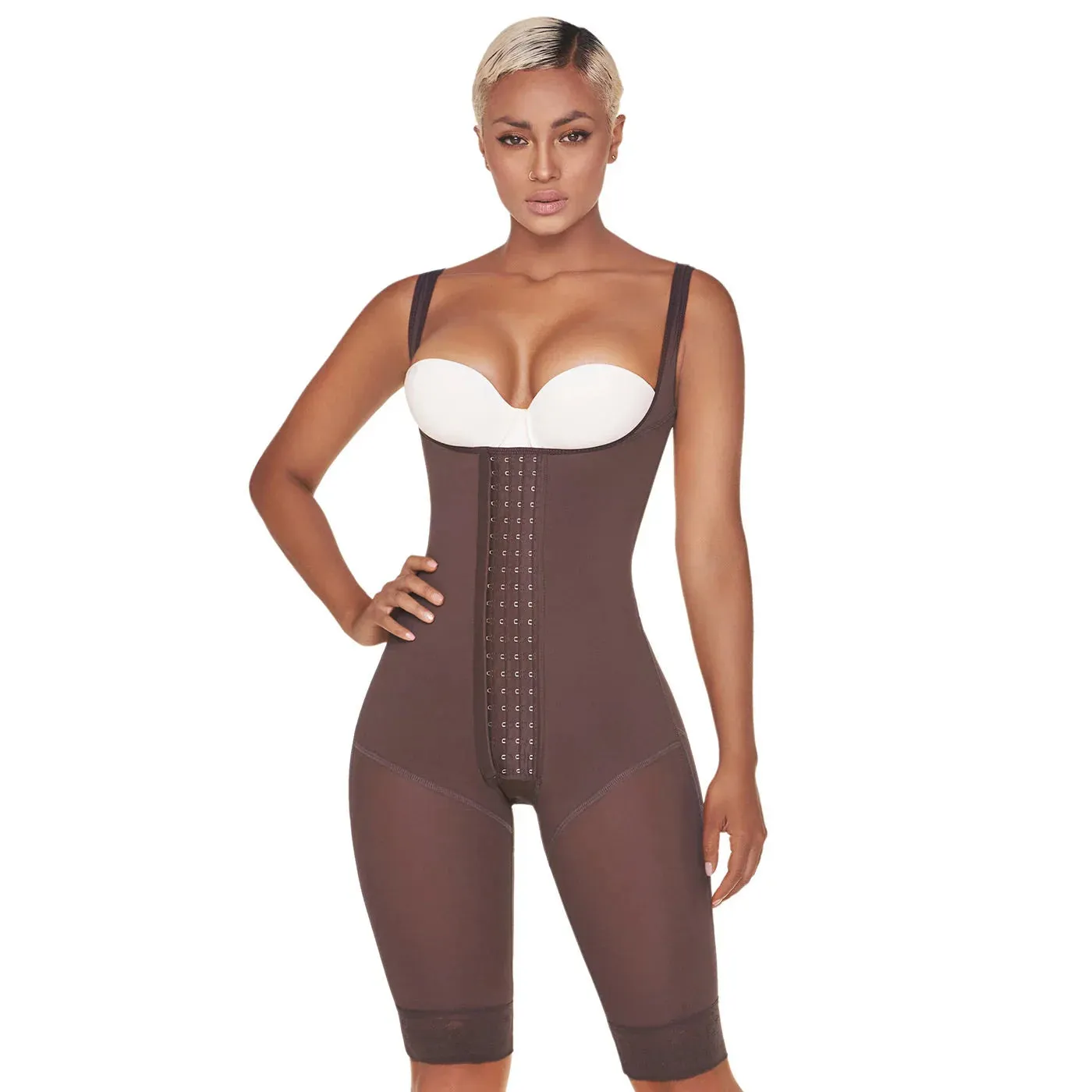 MARIAE FPC5340 Stage 2 Faja Colombiana Levanta Cola Post Surgery Postpartum Shapewear for C-section Mid Thigh
