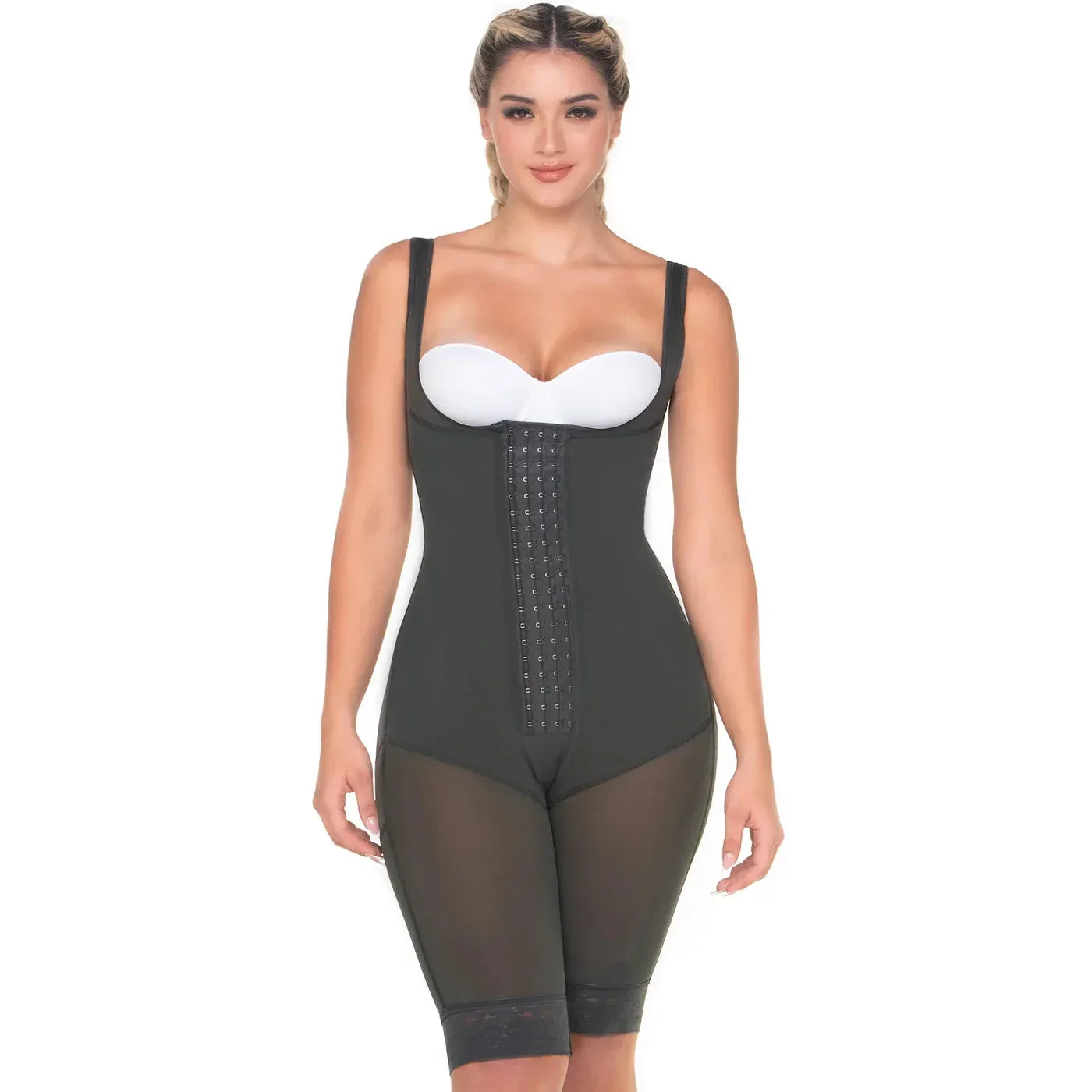 MARIAE FPC5340 Stage 2 Faja Colombiana Levanta Cola Post Surgery Postpartum Shapewear for C-section Mid Thigh