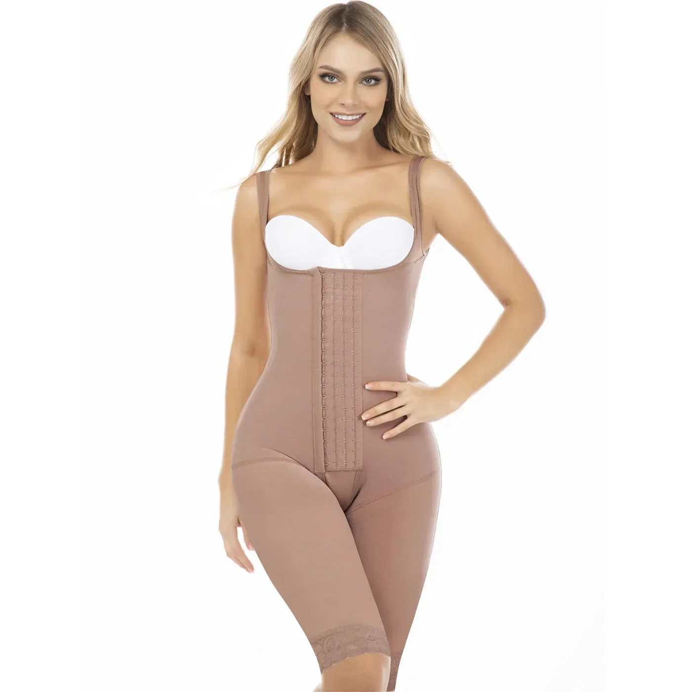 MARIAE FPC5340 Stage 2 Faja Colombiana Levanta Cola Post Surgery Postpartum Shapewear for C-section Mid Thigh