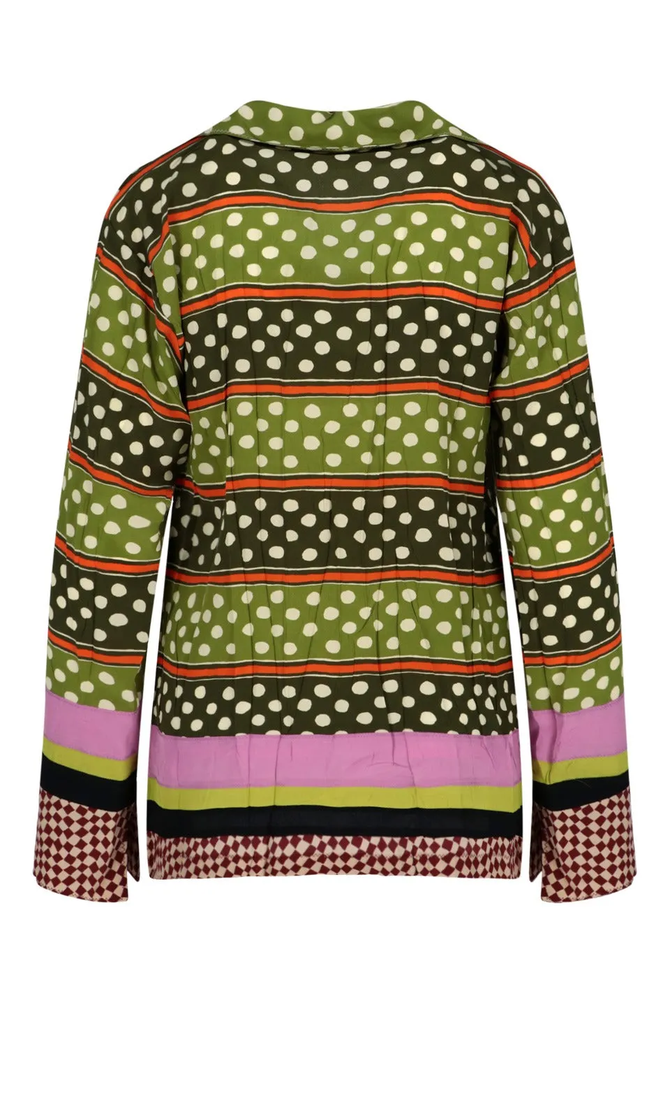 Marni Polka Dot Long Sleeve Blouse