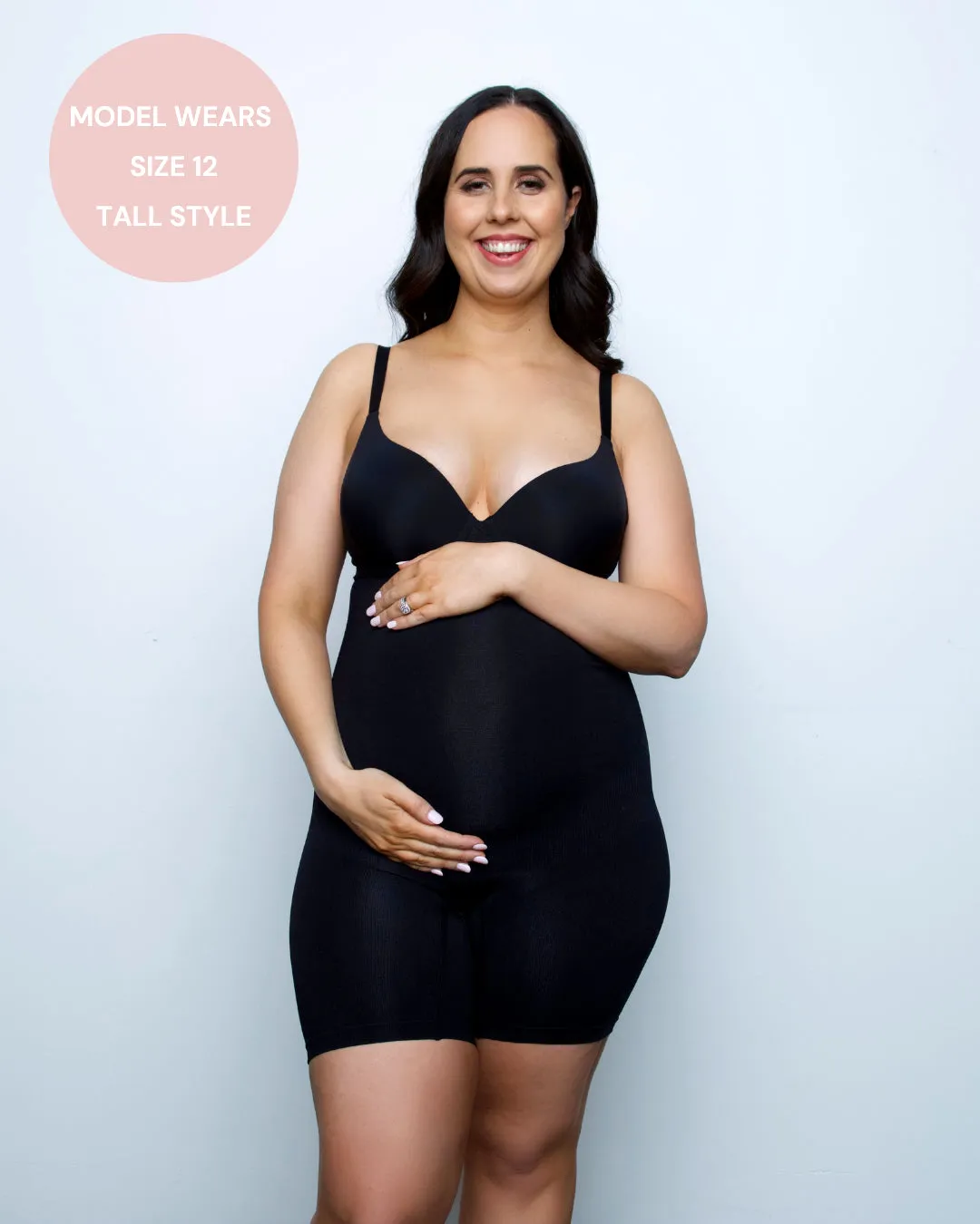 MATERNITY SHAPEWEAR SHORTS BLACK
