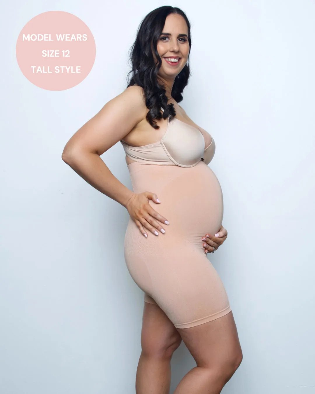 MATERNITY SHAPEWEAR SHORTS NUDE