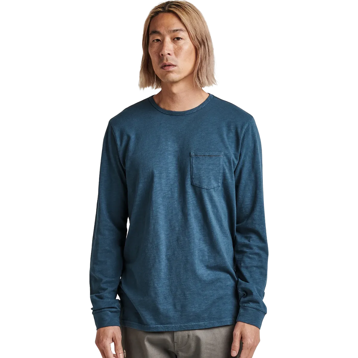 Men's Well Worn Midweight Organic Long Sleeve Tee