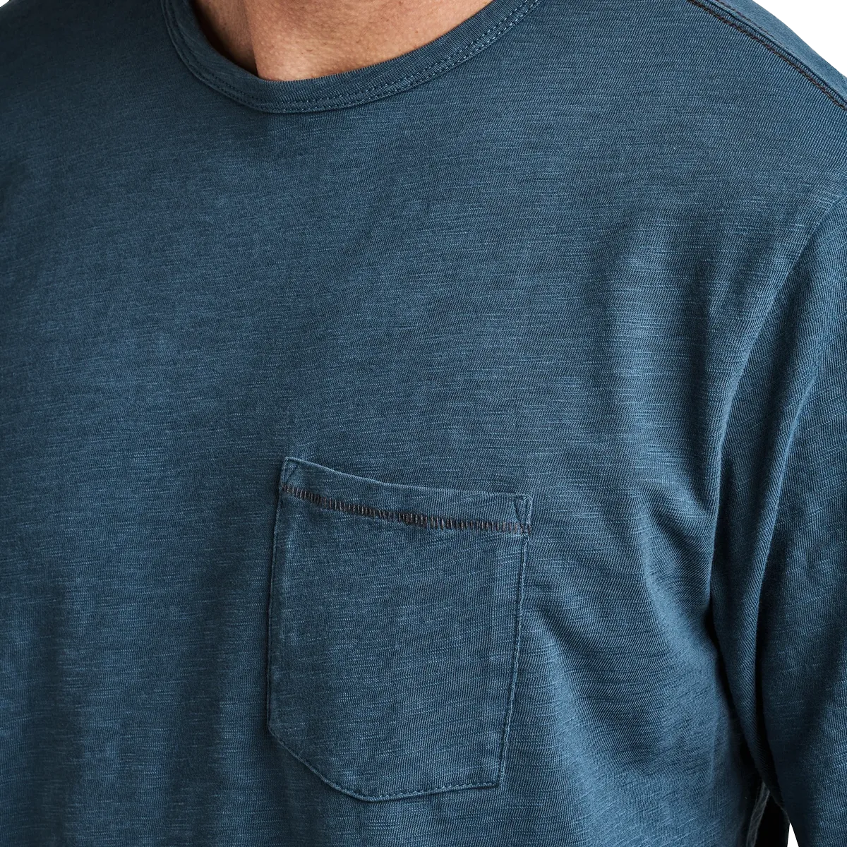 Men's Well Worn Midweight Organic Long Sleeve Tee