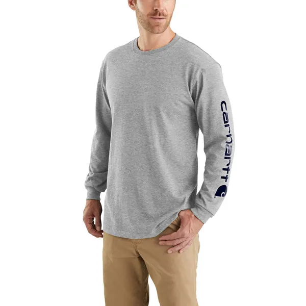 Men's Workwear Long-Sleeve Graphic Logo T-Shirt