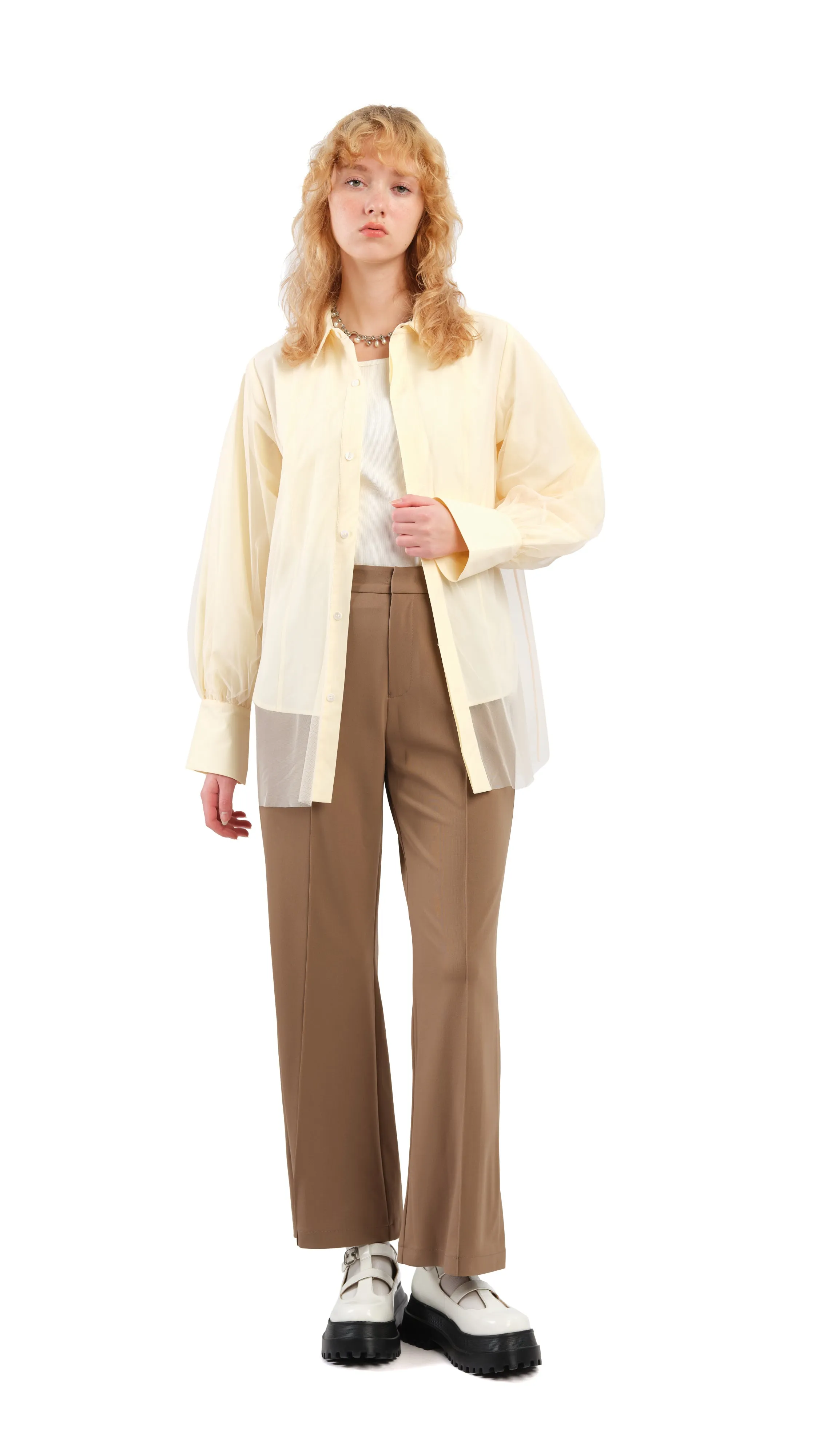 Mesh Layered Shirt