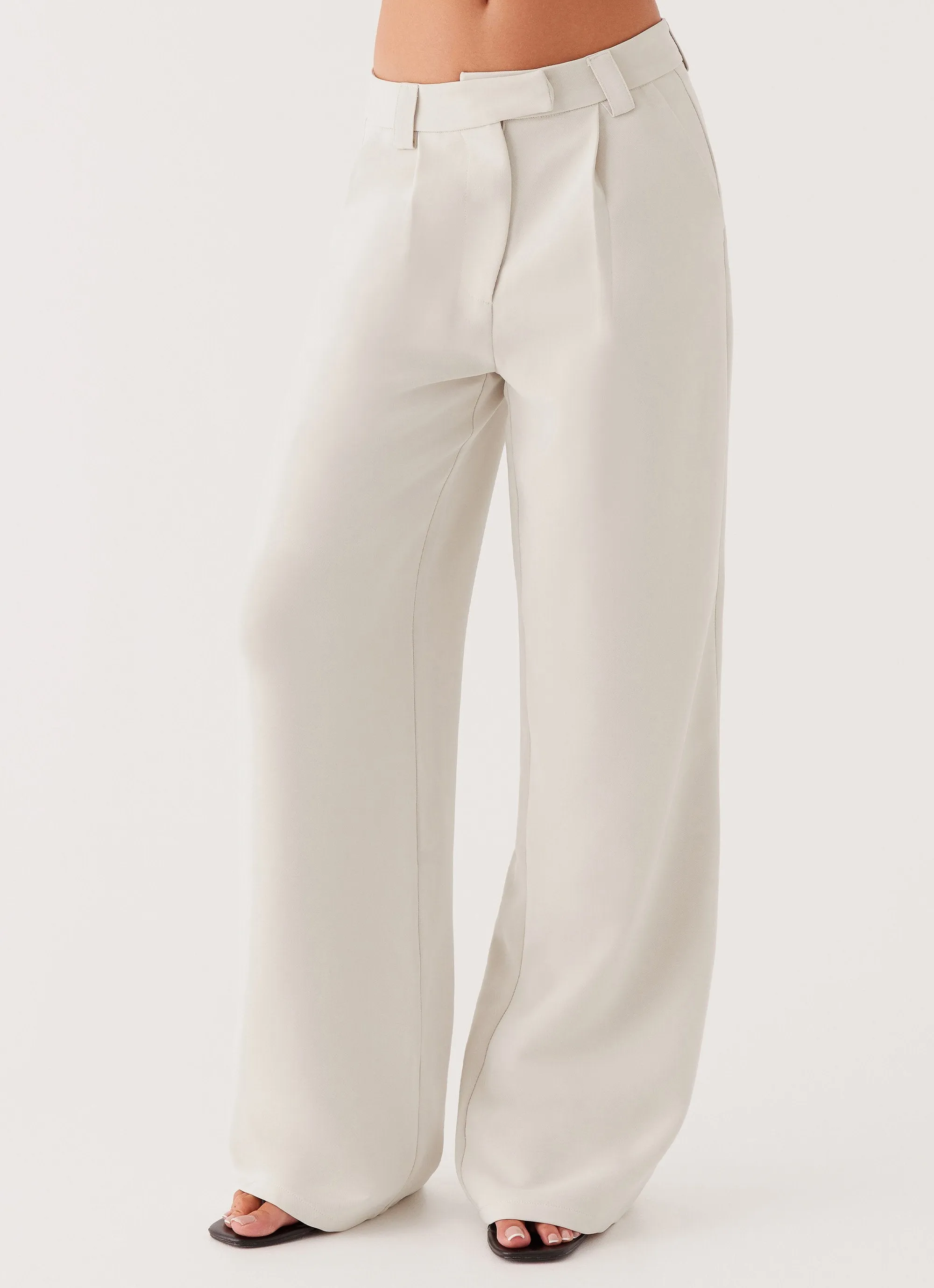 Midnight City Suit Pants - Pebble