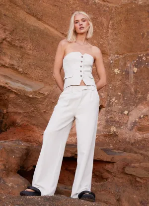 Midnight City Suit Pants - Pebble