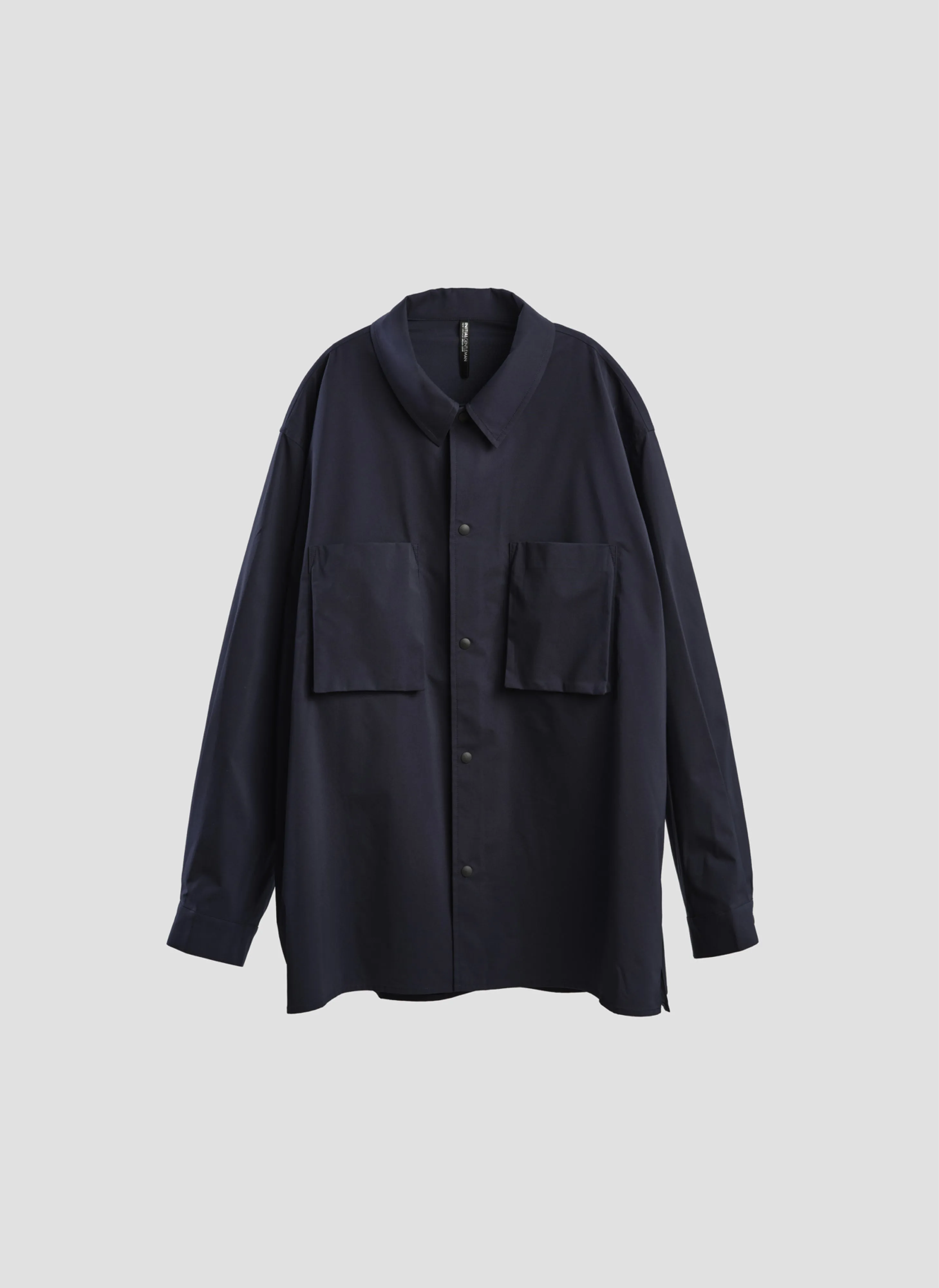 Minotech Snap Button Pocket Open Collar Shirt