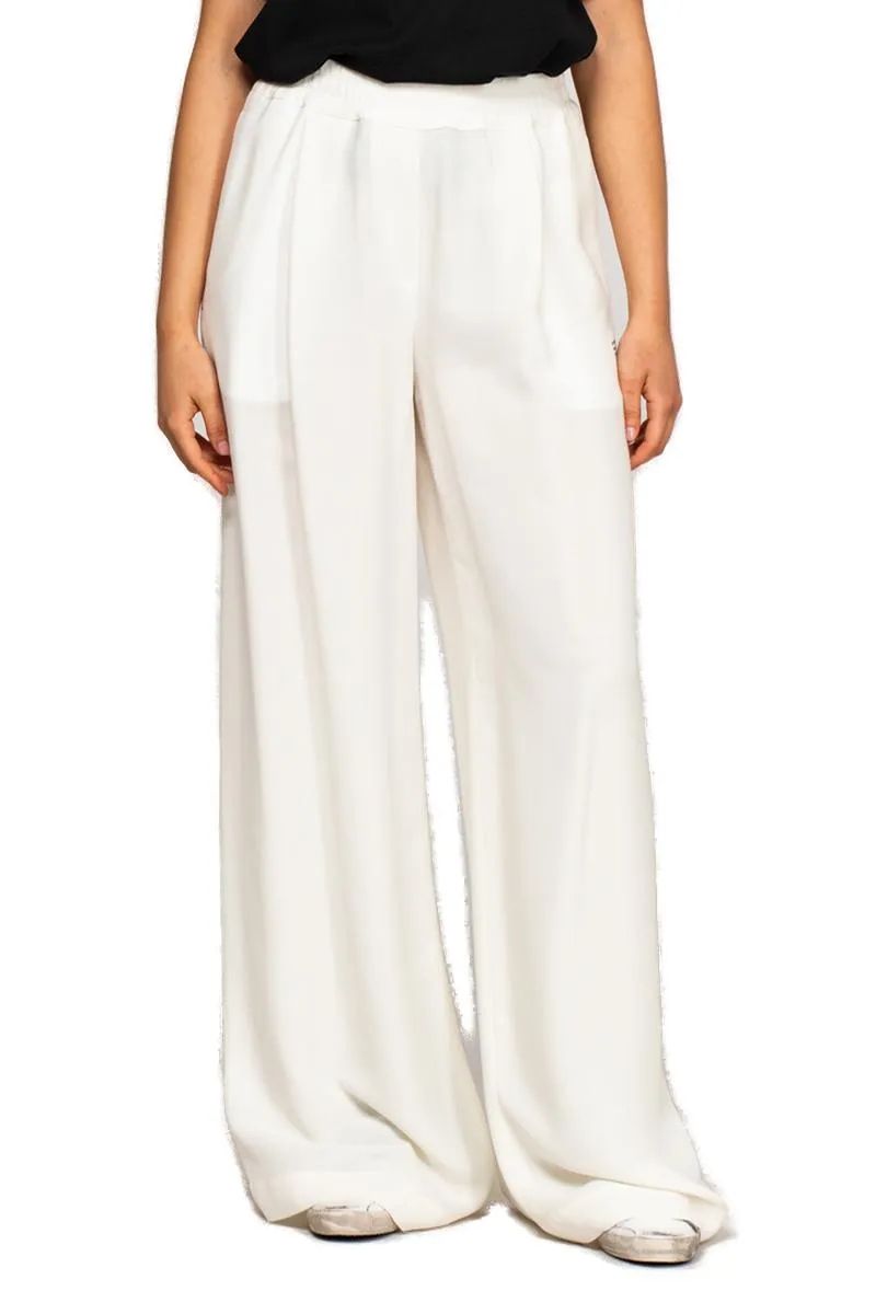 Off-White High-Waisted Wide Leg Pants