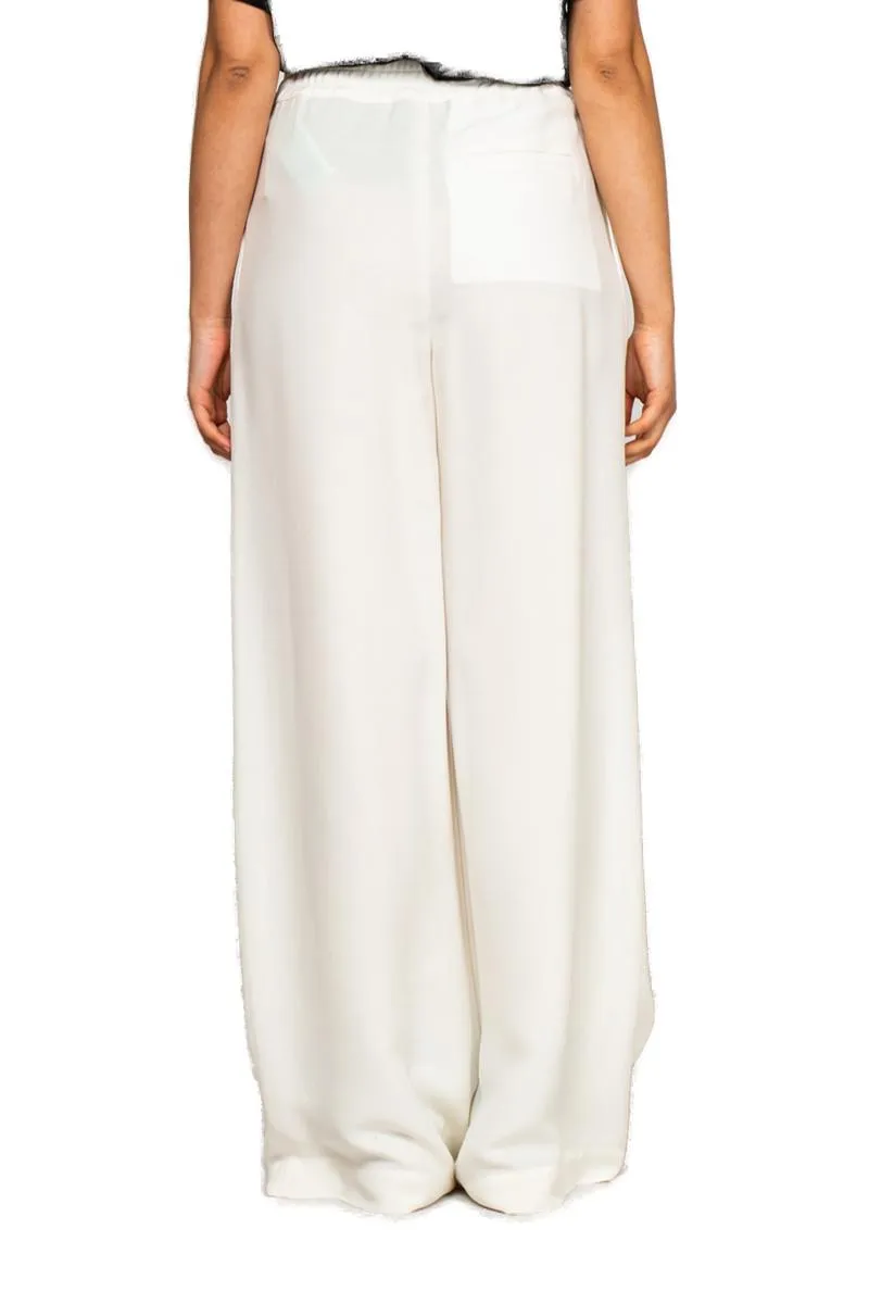 Off-White High-Waisted Wide Leg Pants