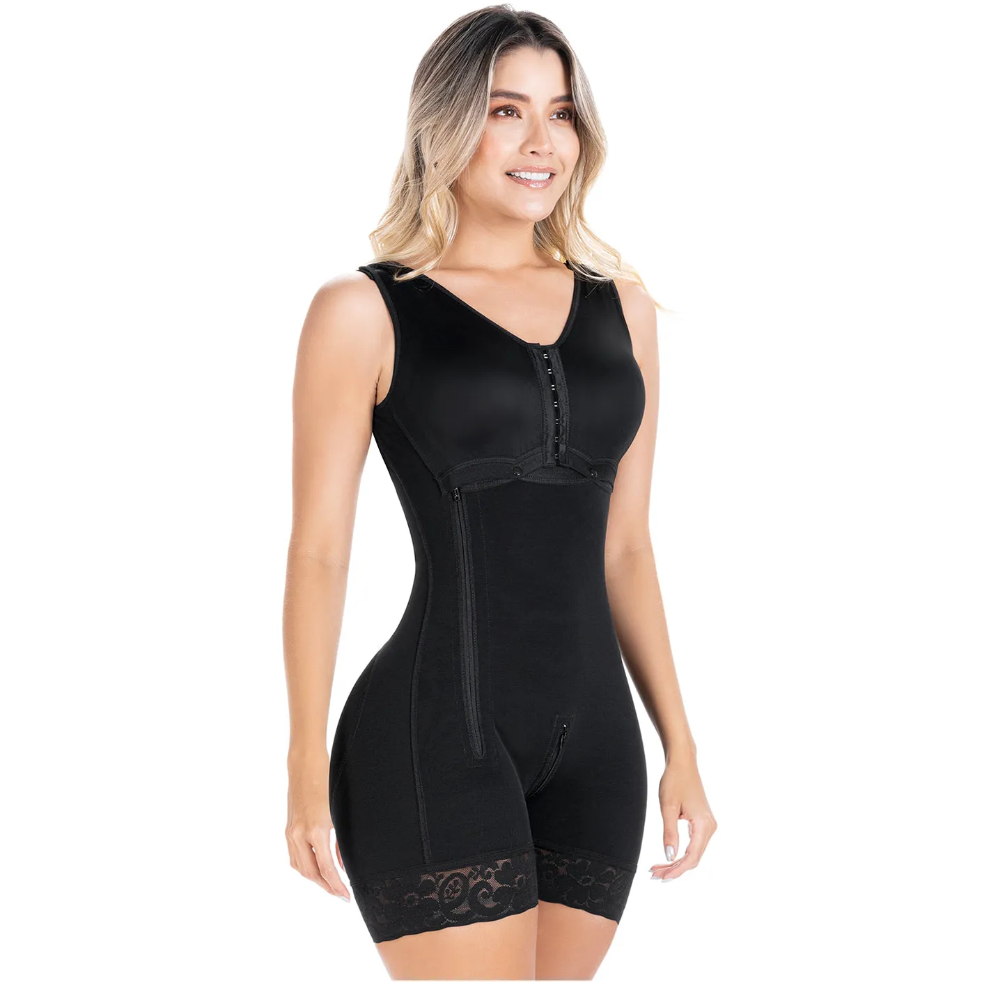Postpartum C-Section, High-Back, Wide Strap, High Compression Shapewear Fajas Sonryse 058ZL