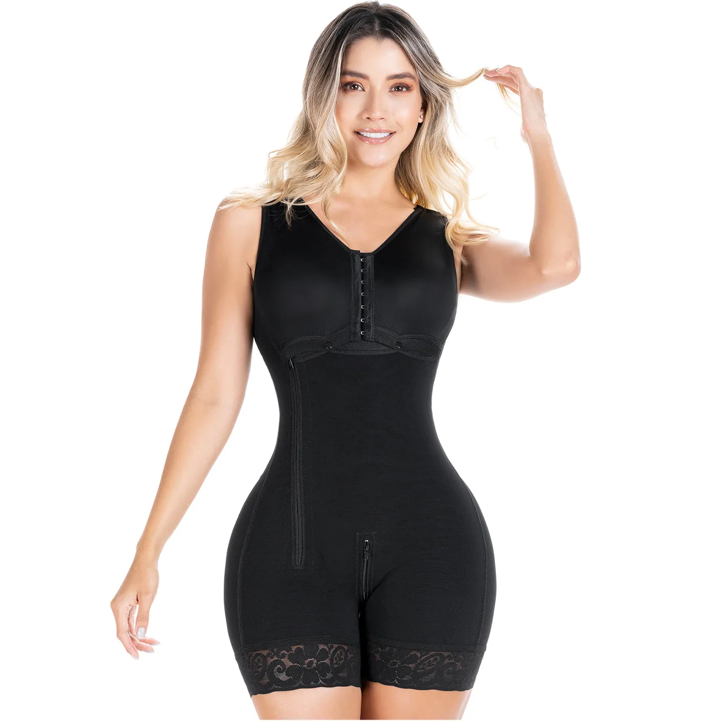 Postpartum C-Section, High-Back, Wide Strap, High Compression Shapewear Fajas Sonryse 058ZL