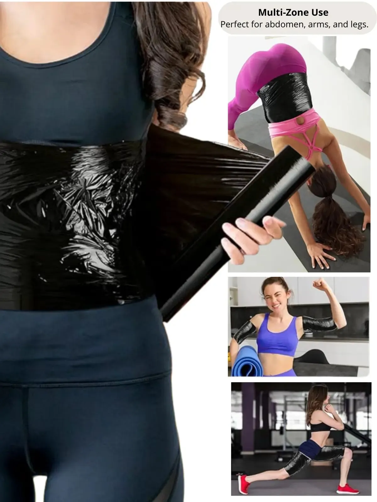Premium Osmotic Wrap - 11.8 in x 164 ft (30 cm x 50 m) | Skin-Safe Body Sculpting Wrap for Enhanced Slimming & Detox