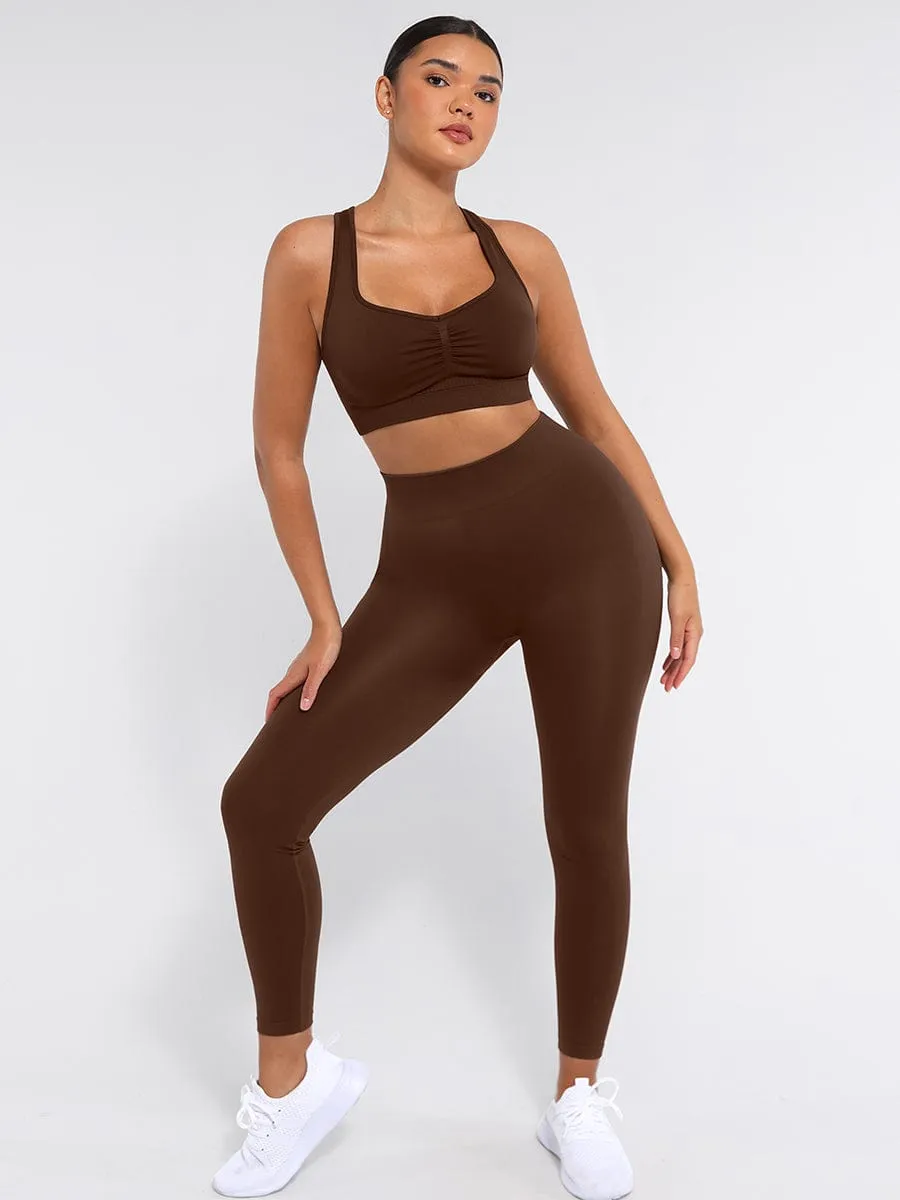 Seamless High Waisted Leg Shaping Slimming Yoga Legging