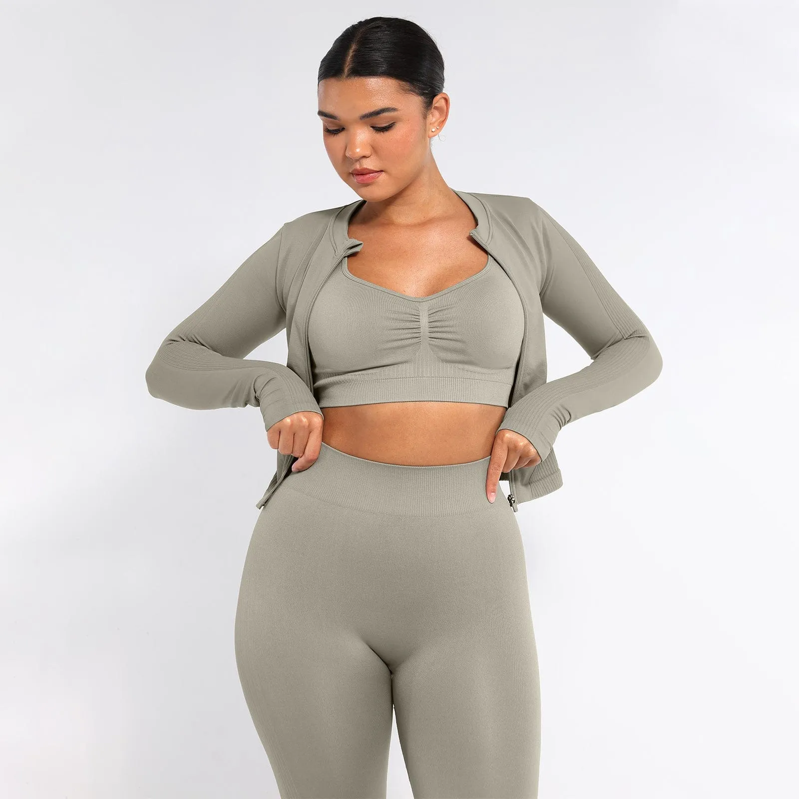 Seamless High Waisted Leg Shaping Slimming Yoga Legging