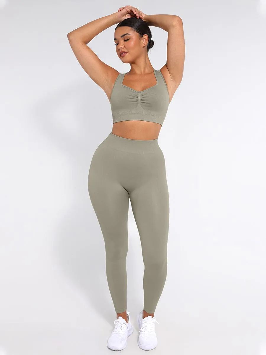 Seamless High Waisted Leg Shaping Slimming Yoga Legging